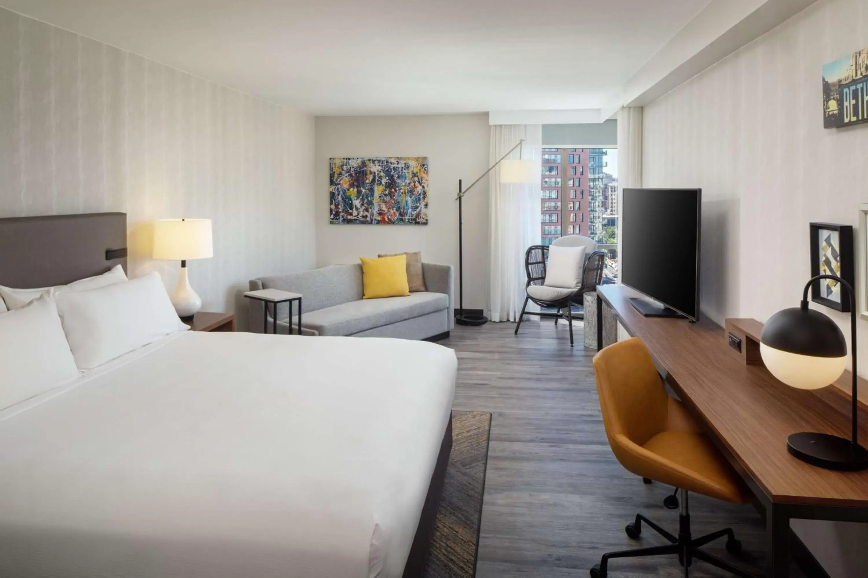 Premium King Suite with Sofa Bed in The Bethesdan Hotel, Tapestry Collection by Hilton Premium King Suite with Sofa Bed in The Bethesdan Hotel, Tapestry Collection by Hilton