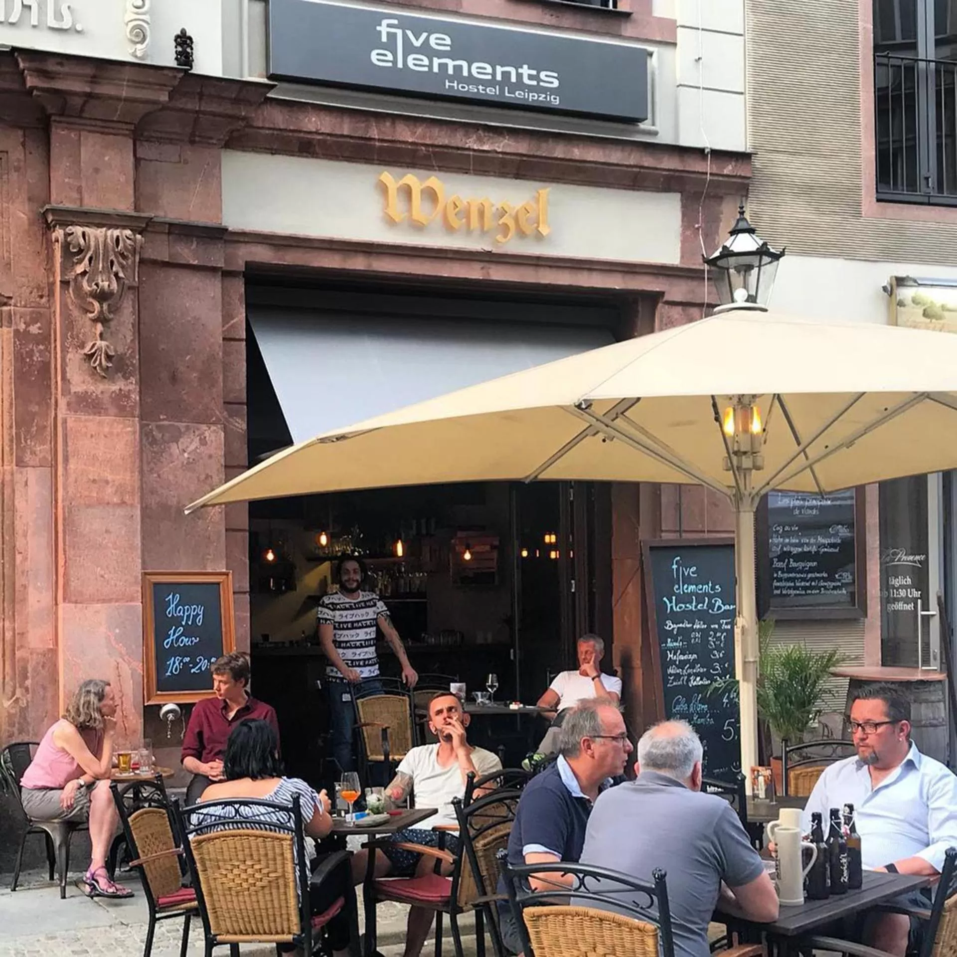 Property building in Five Elements Hostel & Capsules Leipzig