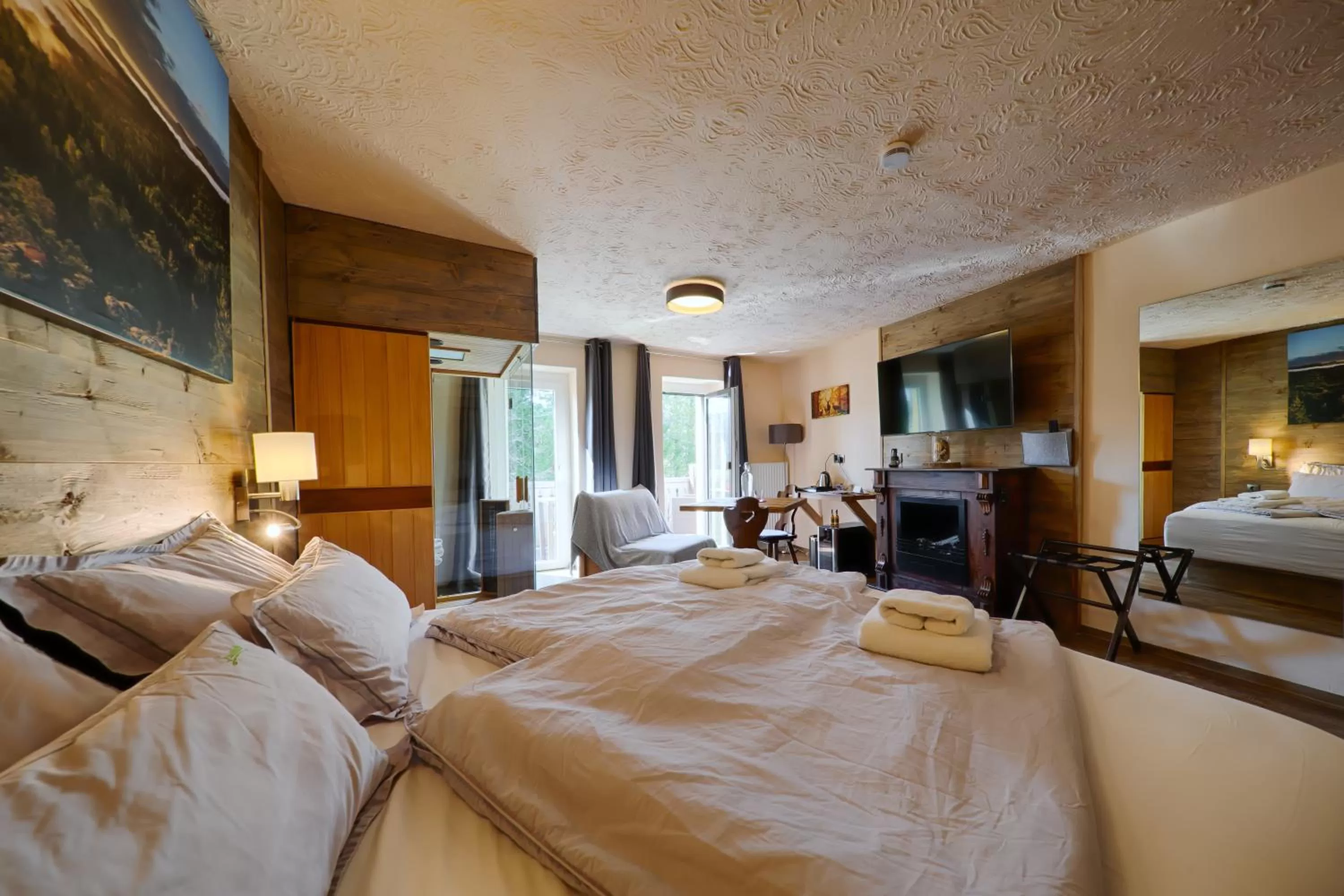 Sauna in Sennerhütte Landhotel