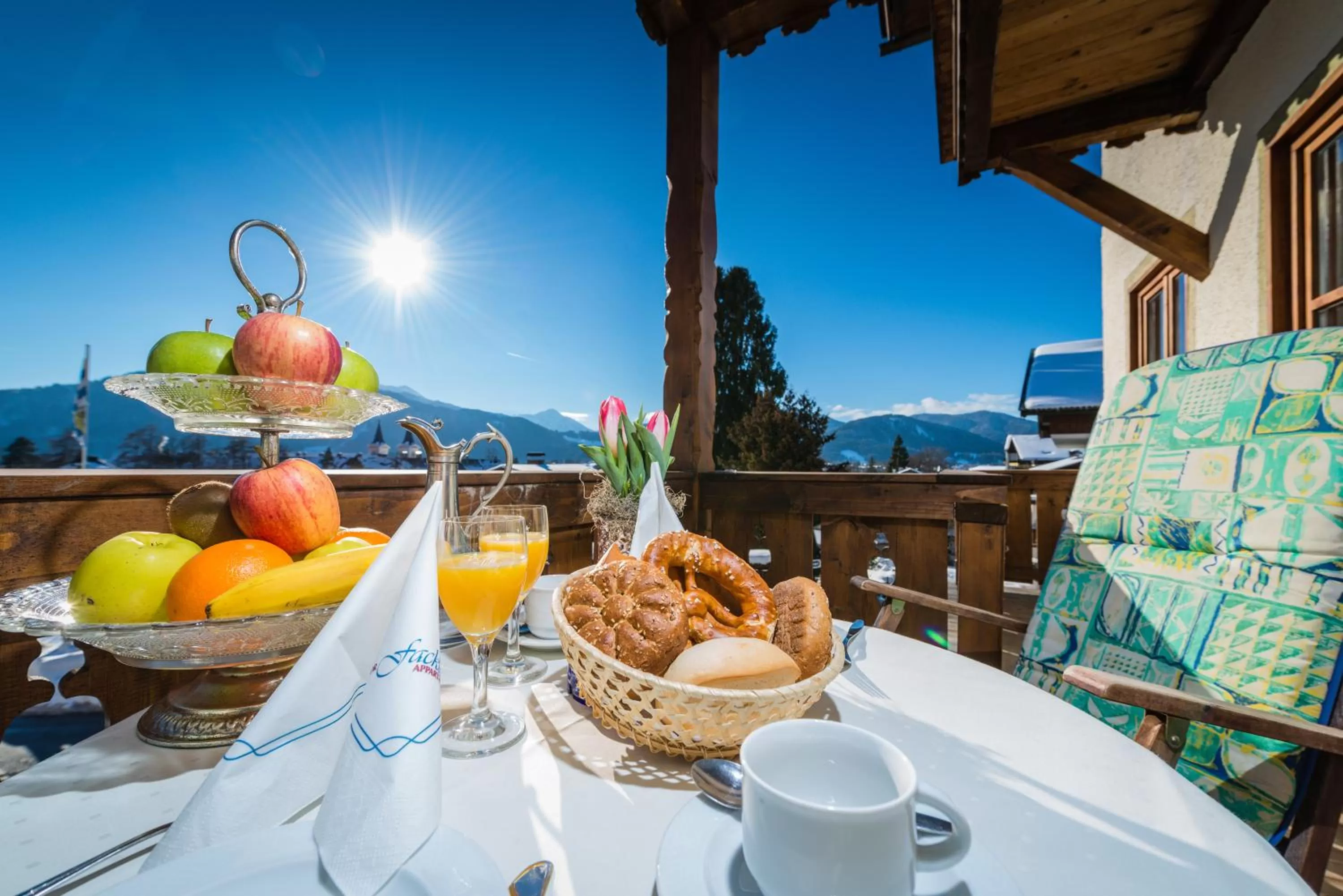 Dining area in Aparthotel Fackler
