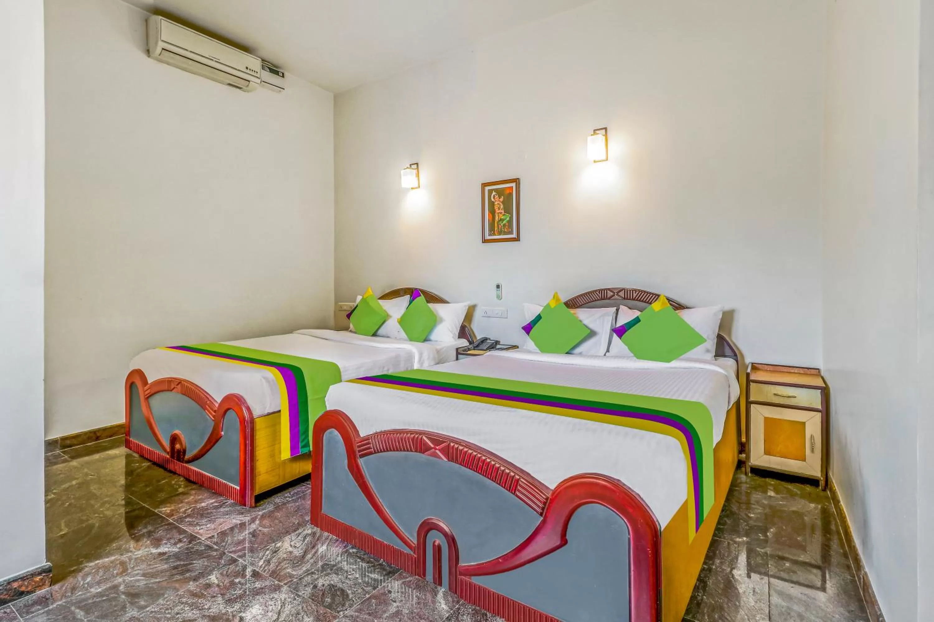 Bed in Treebo Benaka Residency