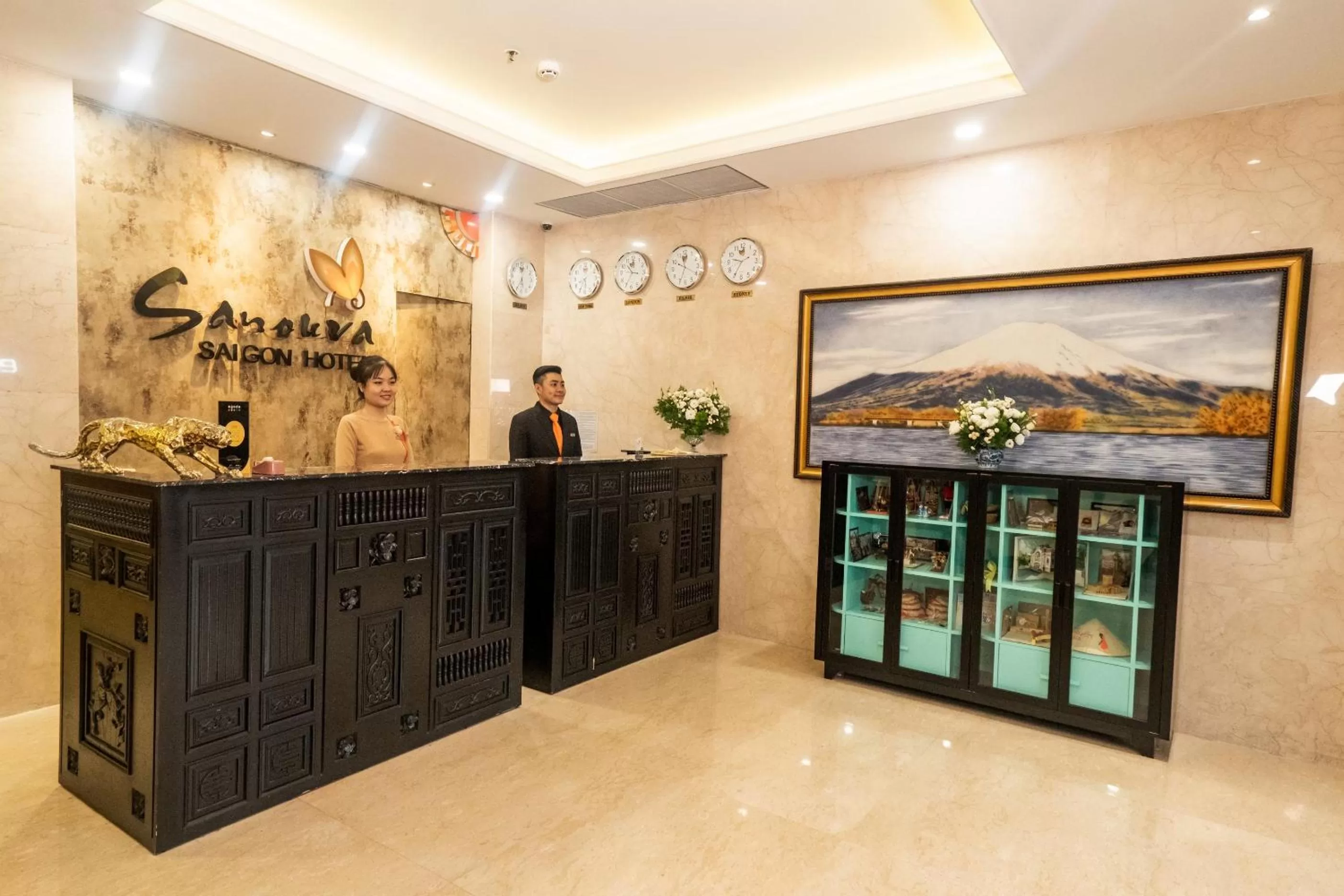 Lobby or reception in Sanouva Saigon Hotel