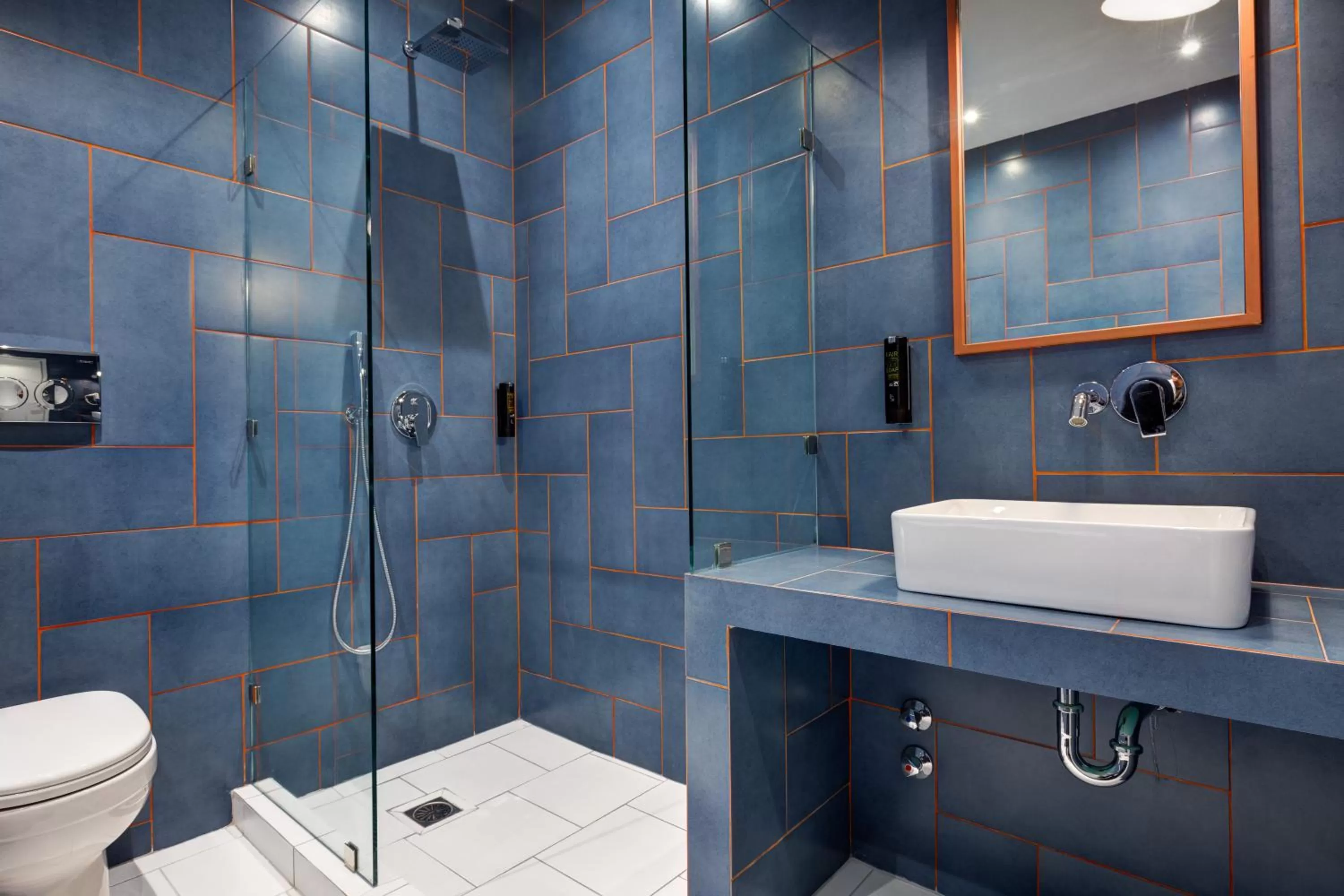 Bathroom in Colors Urban Hotel Thessaloniki