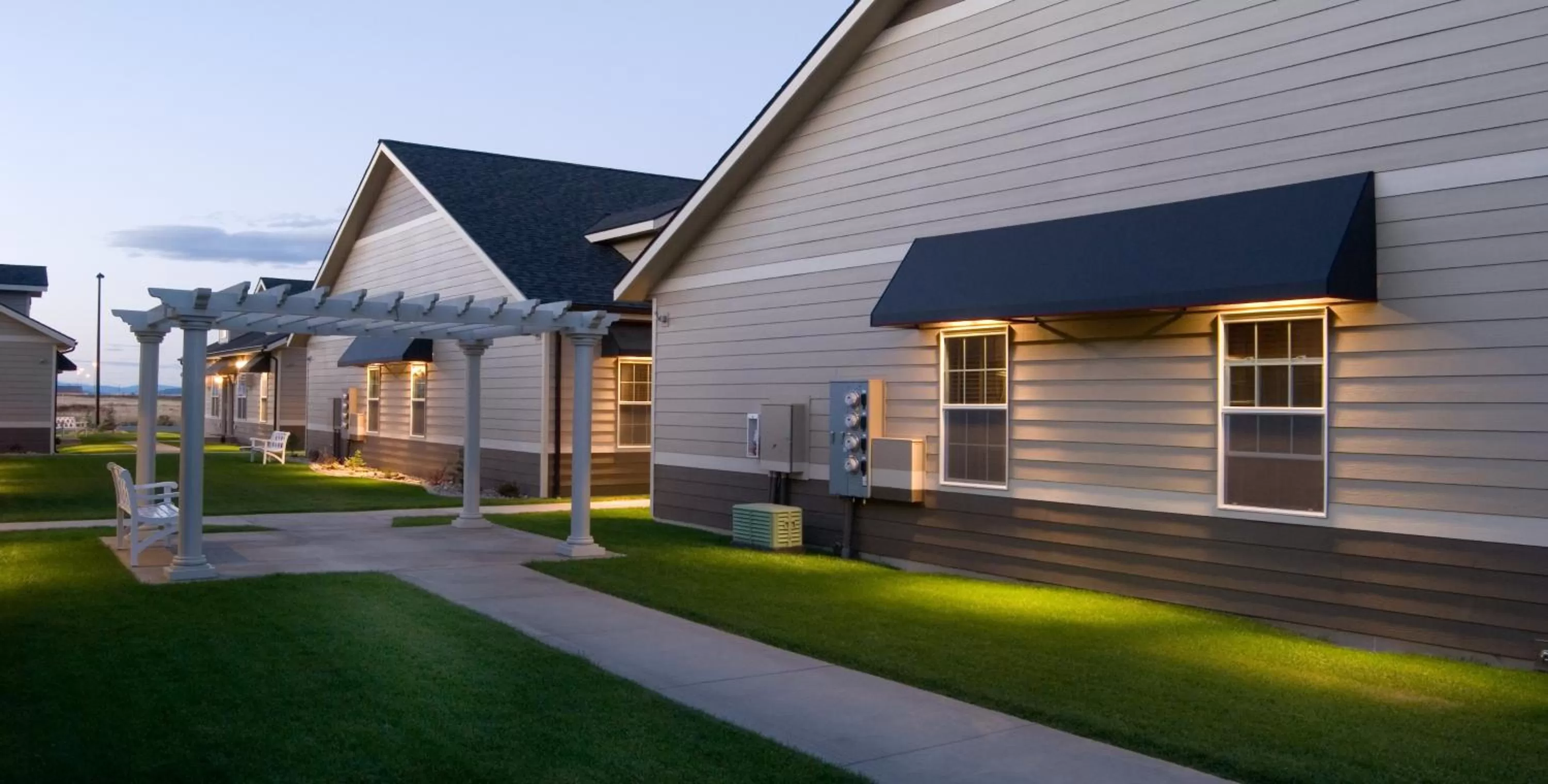 Patio in Stratford Suites Spokane Airport