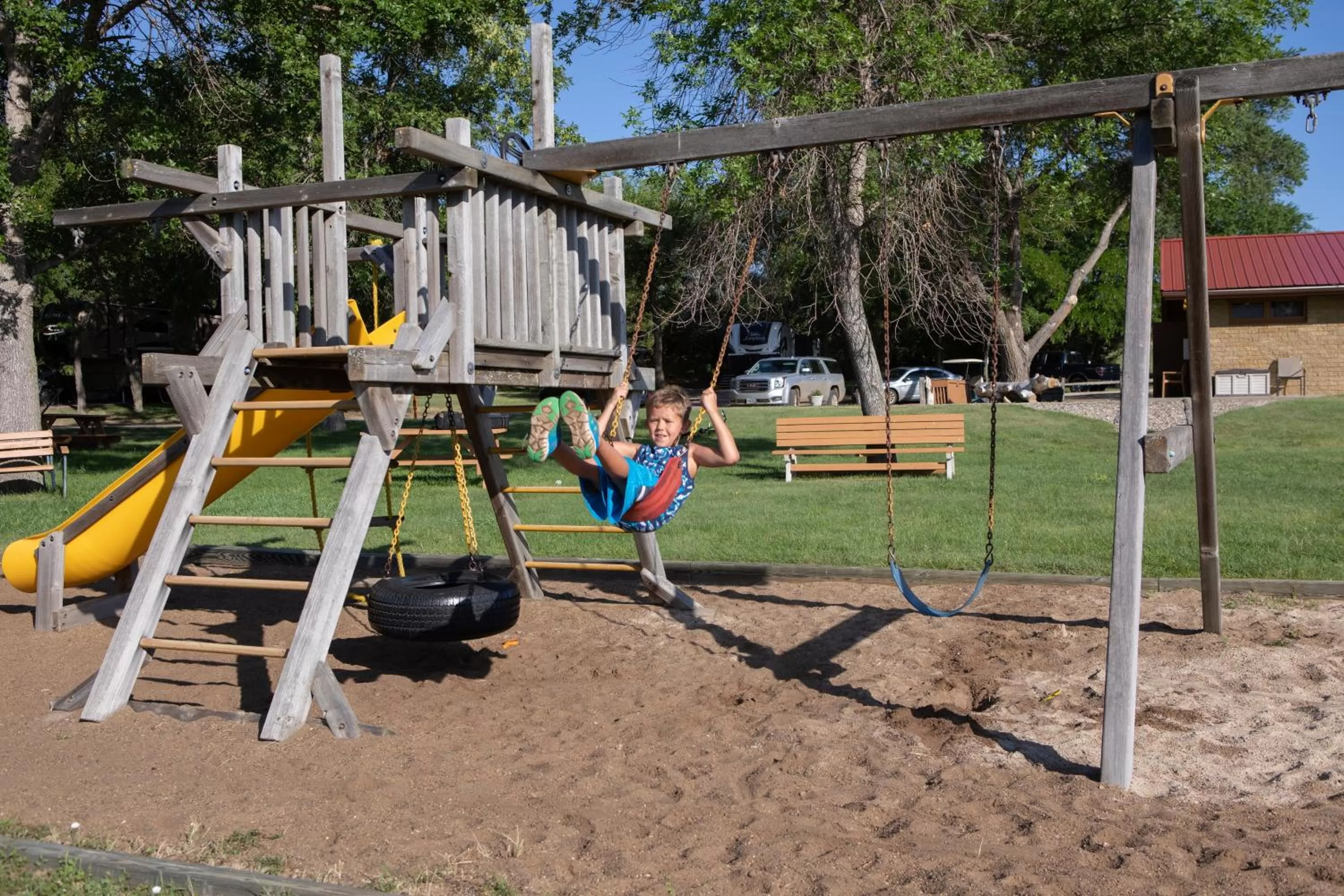 Children play ground in Cedar Shore Resort