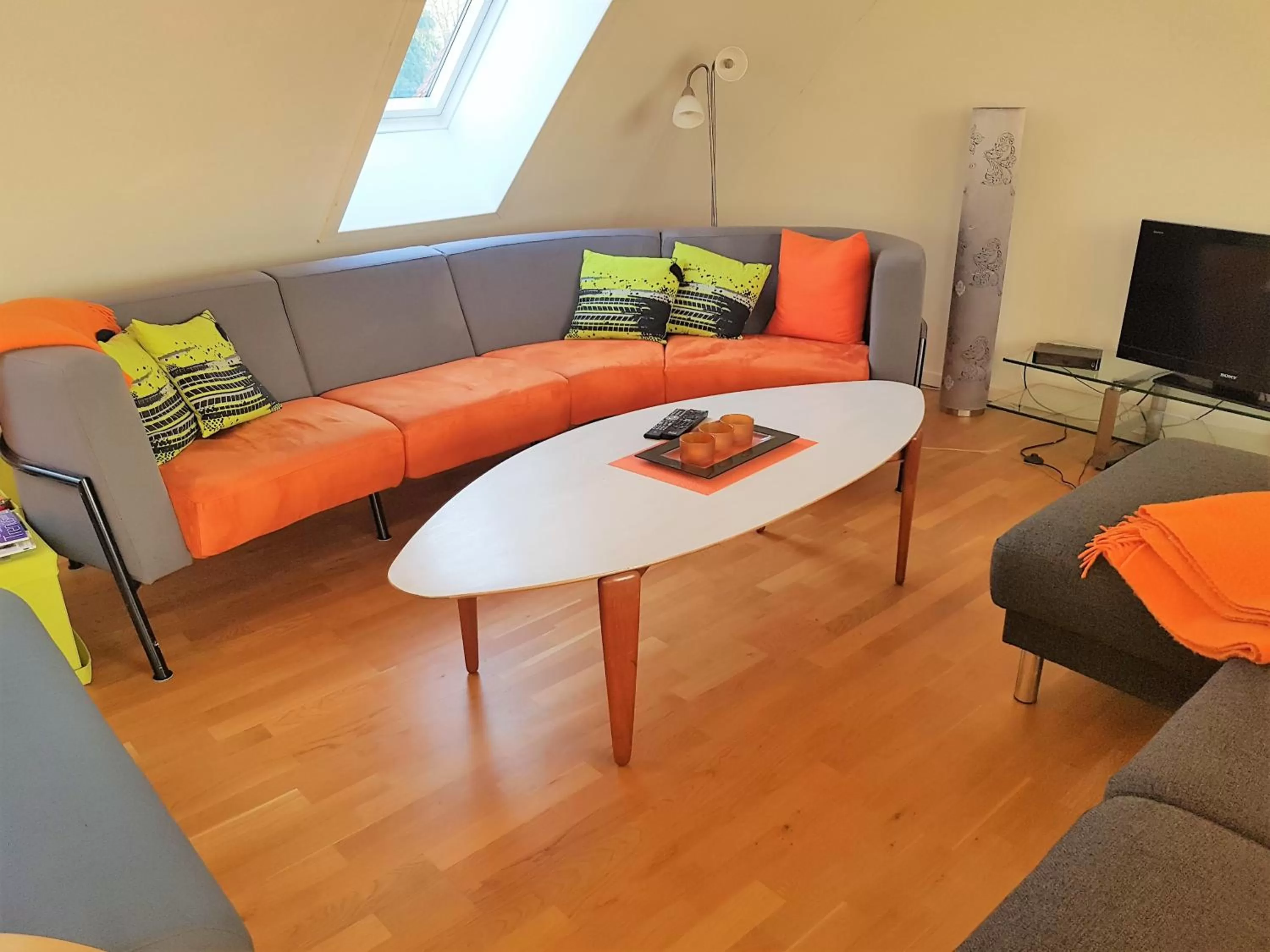 Communal lounge/ TV room, Seating Area in Roskilde B&B