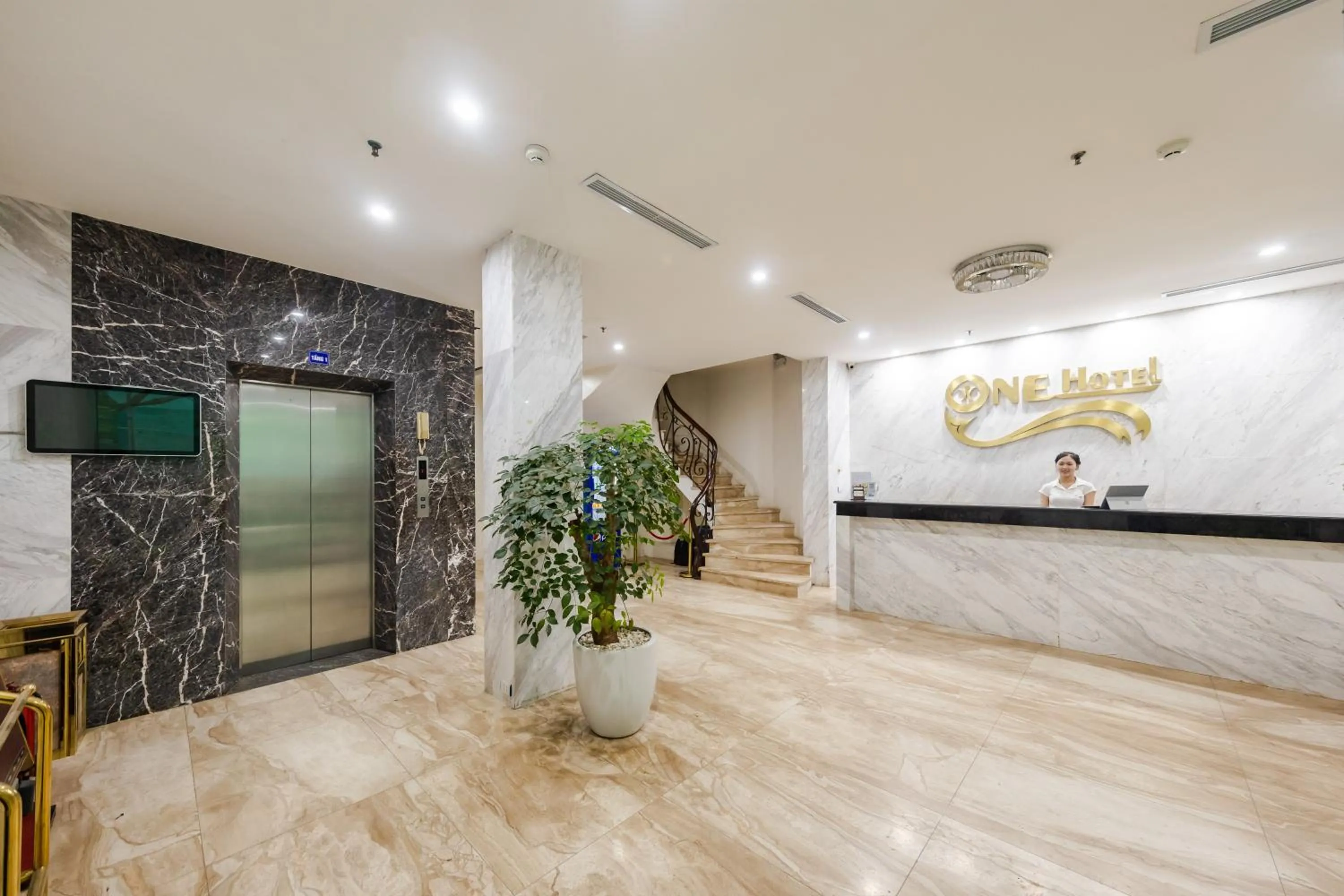Lobby or reception in One Hotel