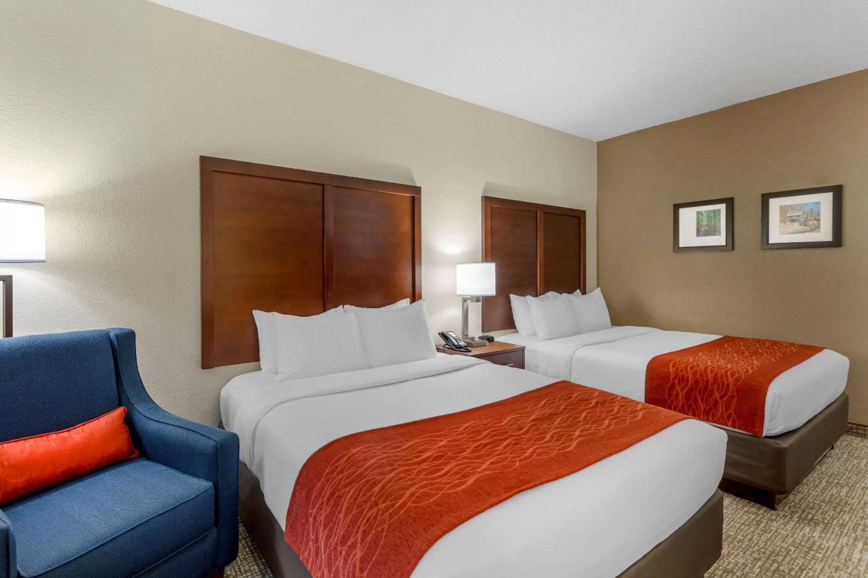 Photo of the whole room, Bed in Comfort Inn & Suites Canton Riverstone Area