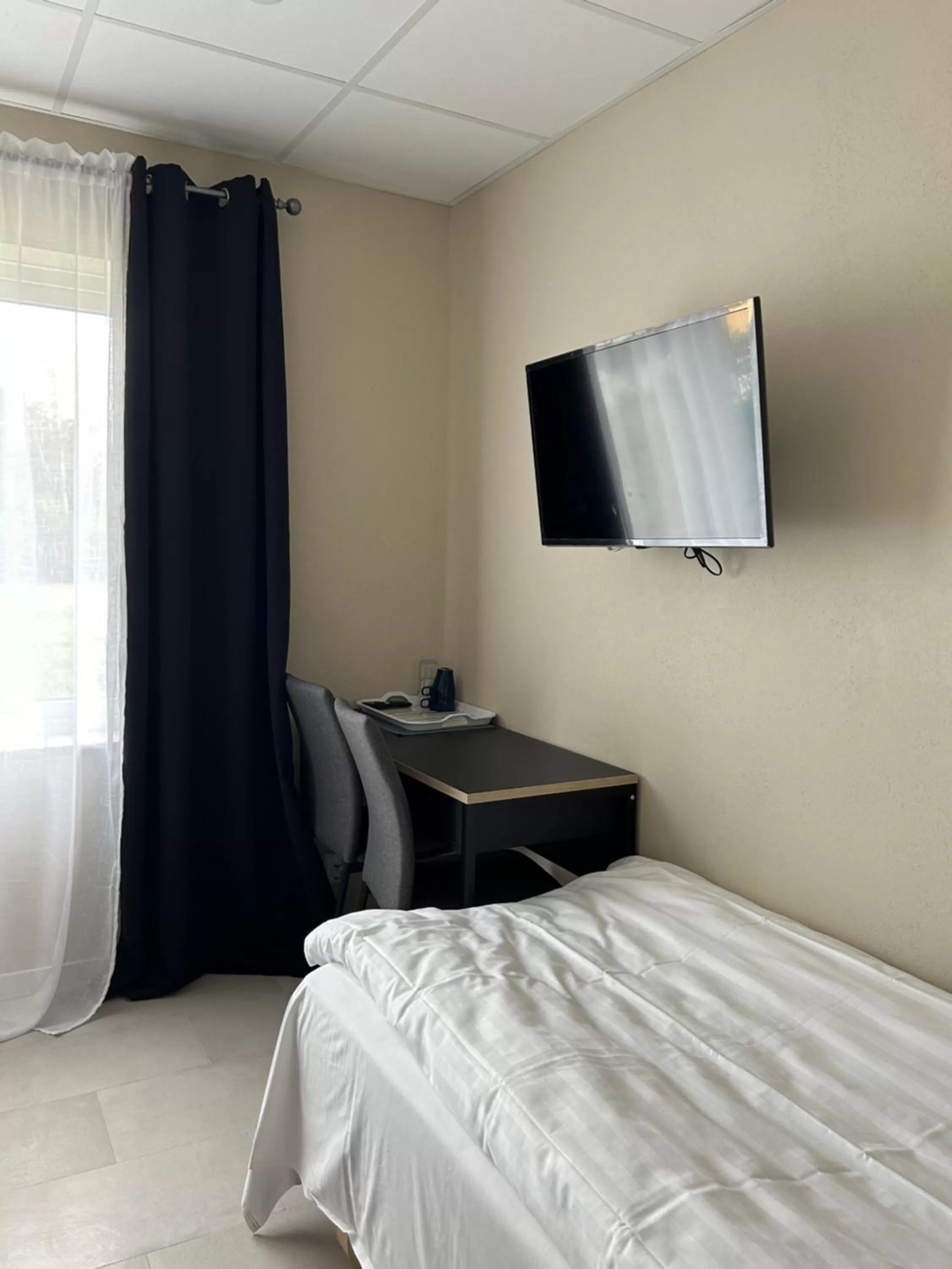 Bed in Solstickan Hotell & Vandrarhem