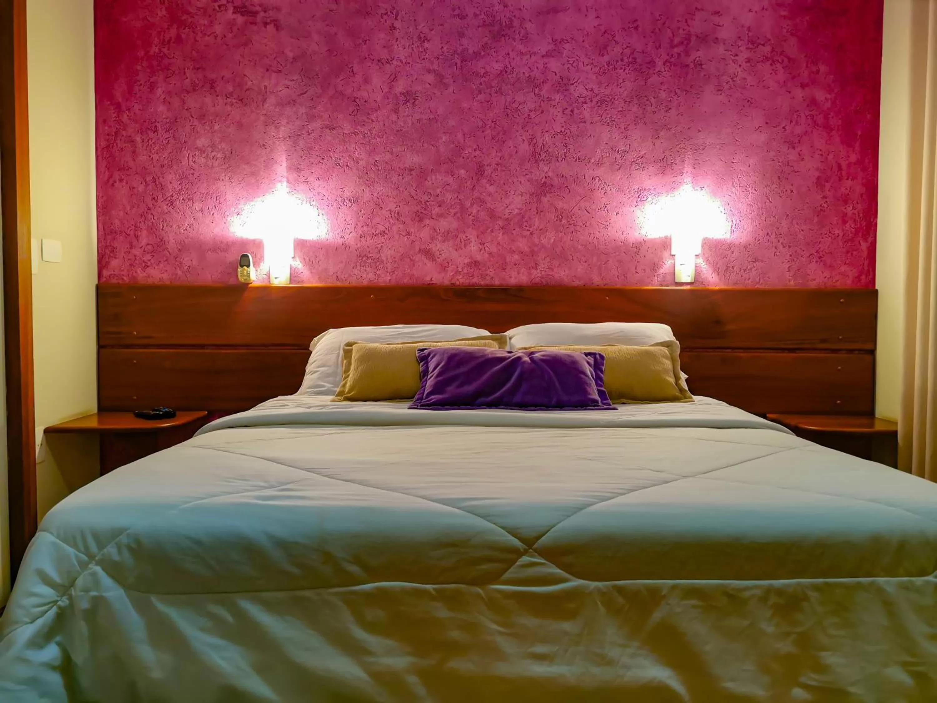 Bed in Pousada Ilha dos Anjos