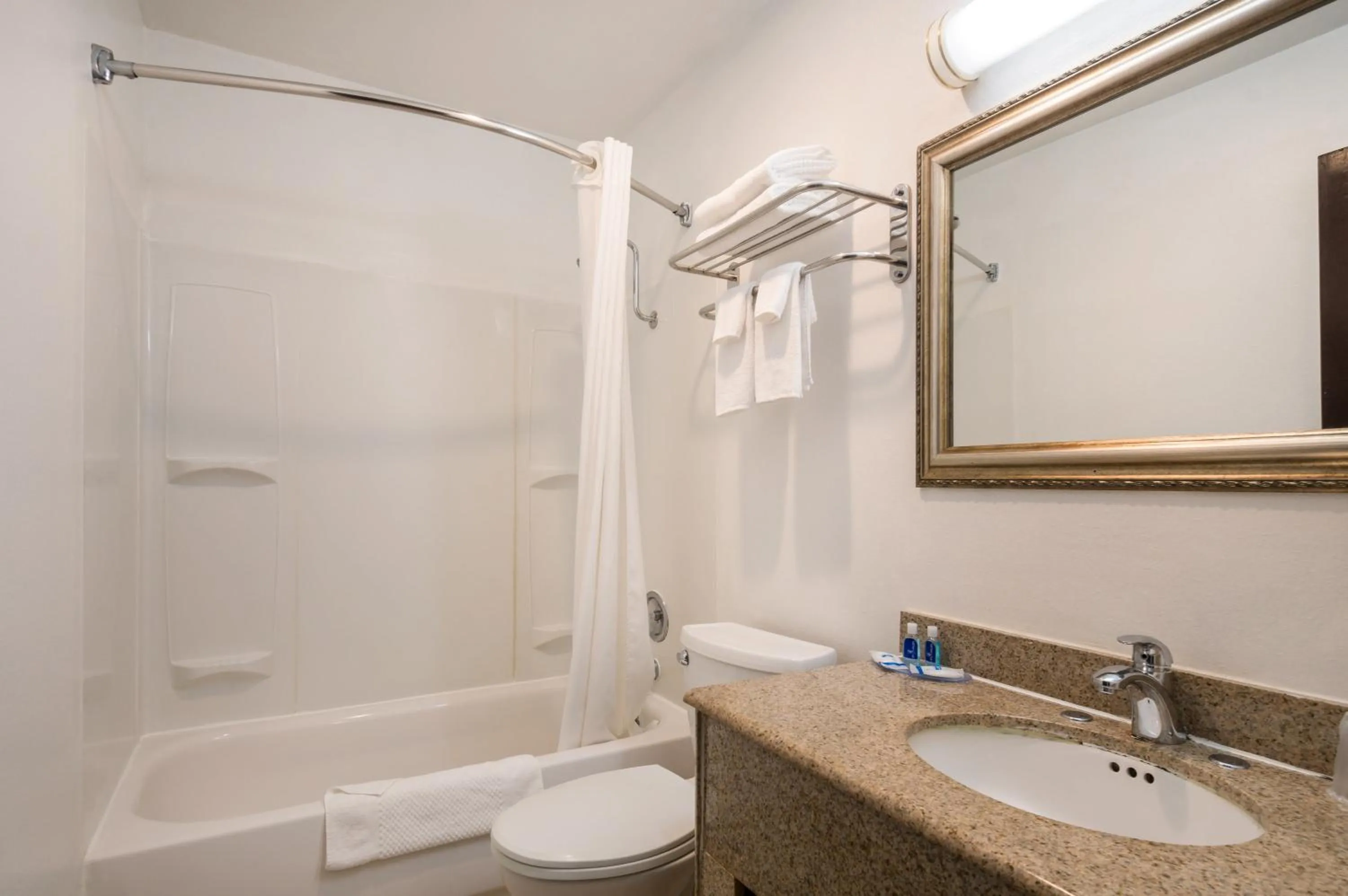 Shower in Rodeway Inn & Suites Portland West - Beaverton