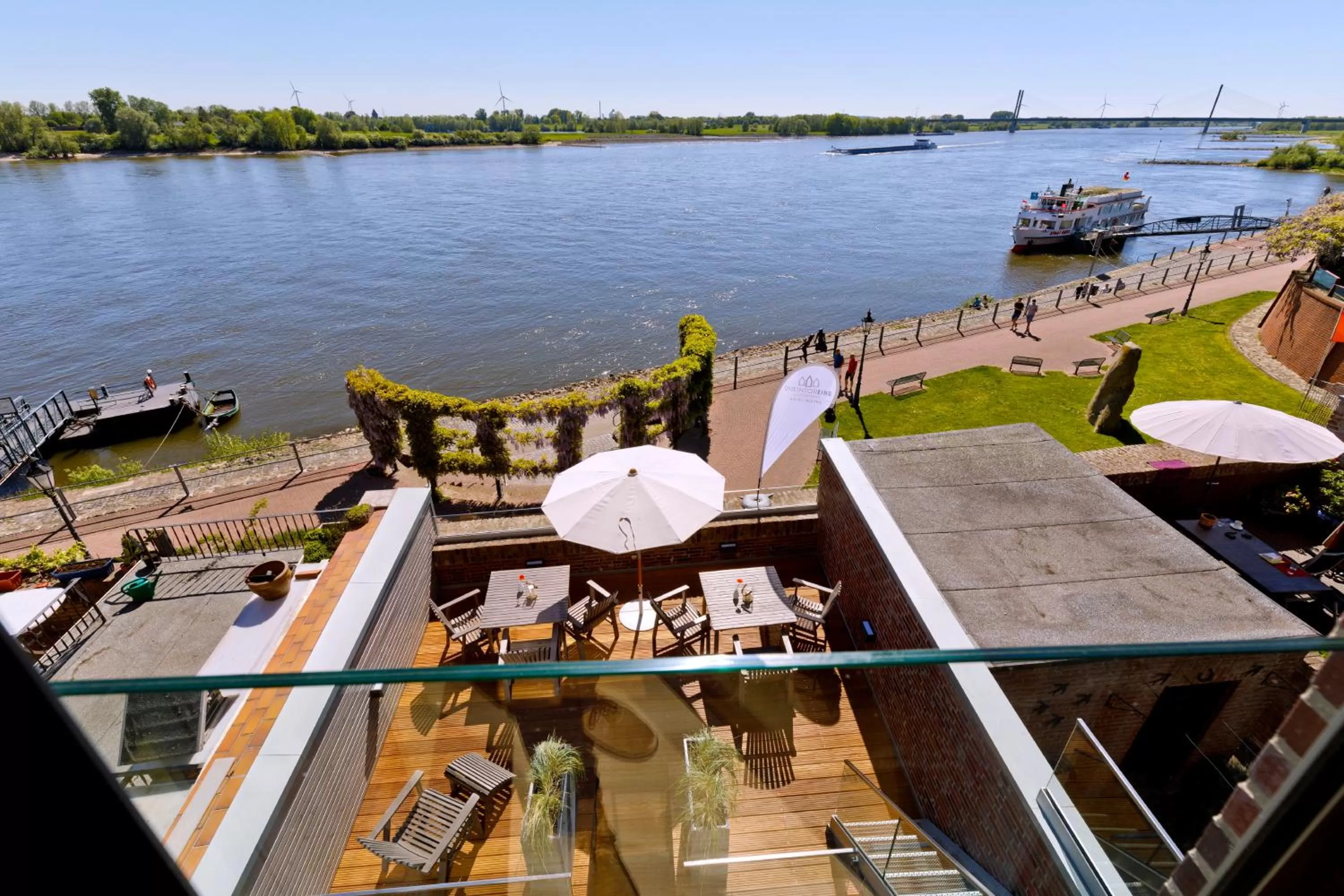 Balcony/Terrace in Logierhaus RheintorEins