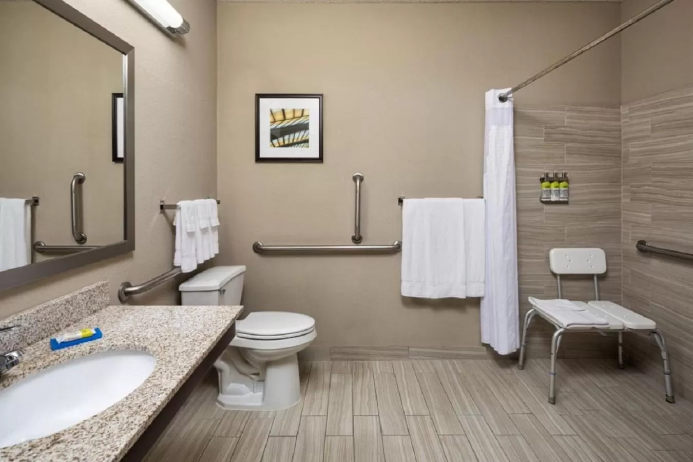 Shower in Holiday Inn Express Hotel & Suites Minneapolis - Minnetonka by IHG