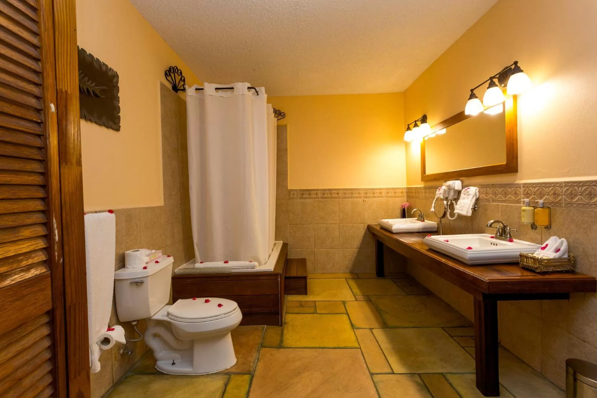 Bathroom in True Blue Bay Resort