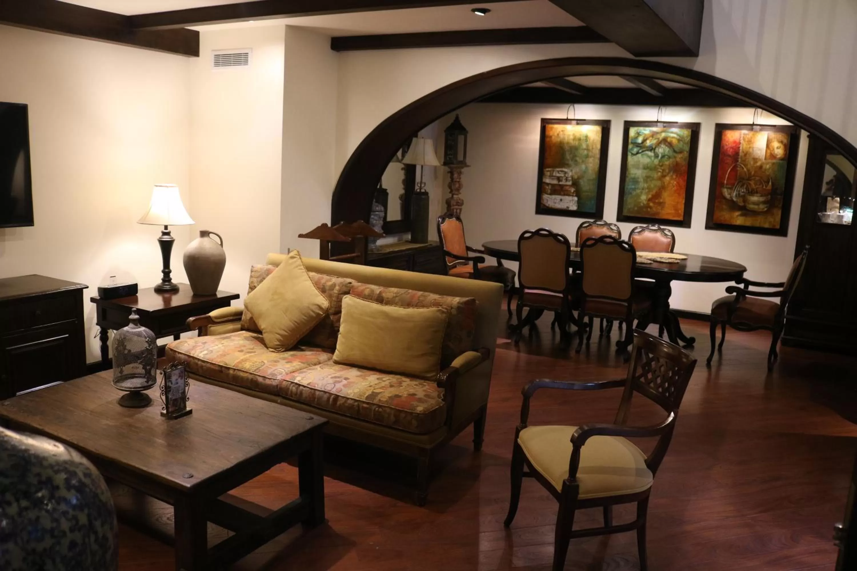 Living room in Camino Real Antigua