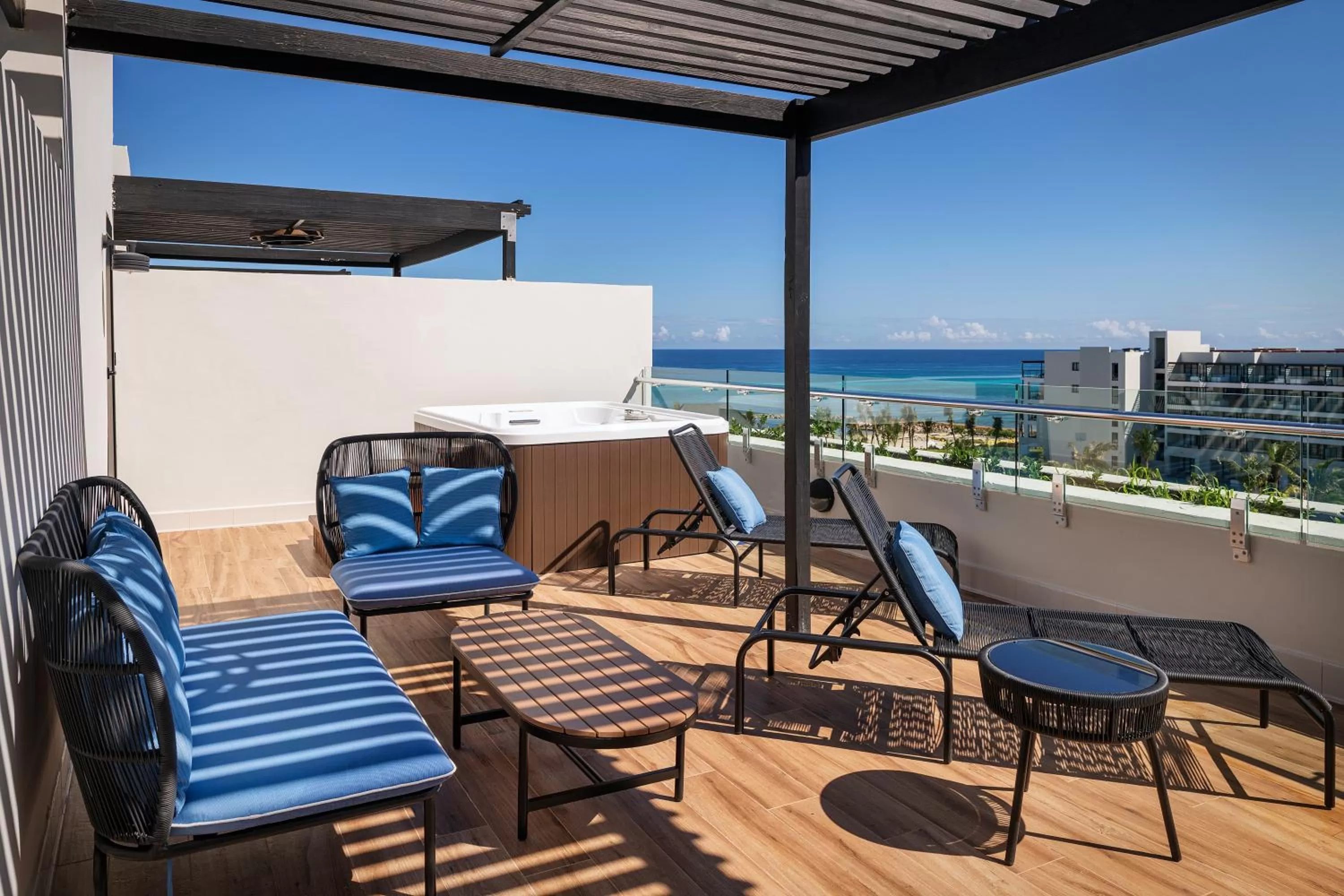 Patio in Ocean Eden Bay - Adults Only - All Inclusive