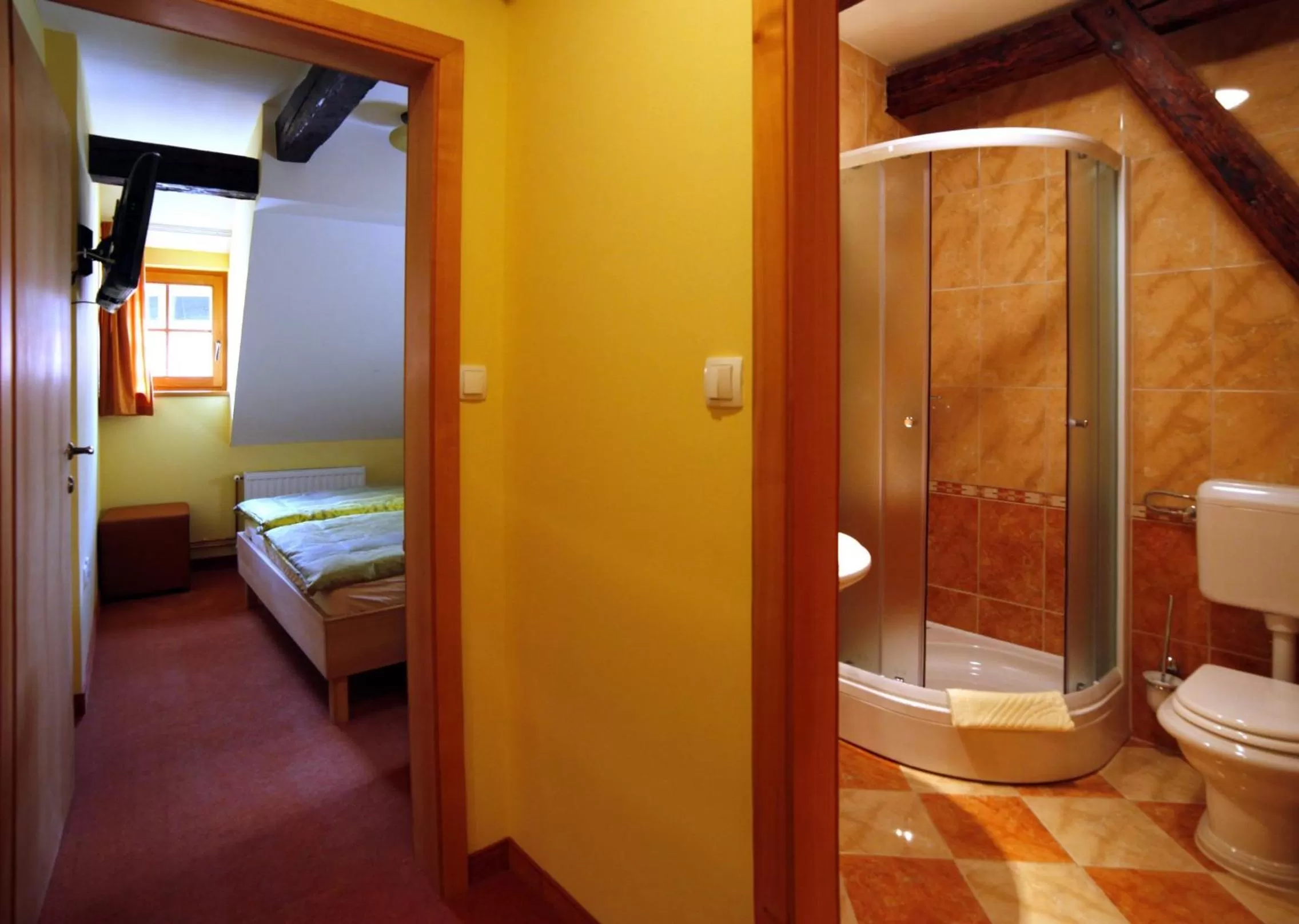 Shower, Bathroom in Bed & Breakfast Šilak