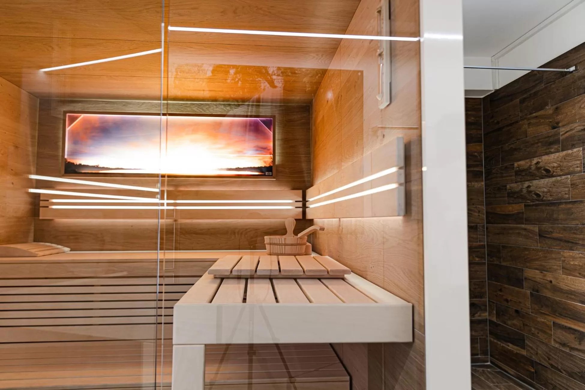 Sauna in Boardinghouse Plattling