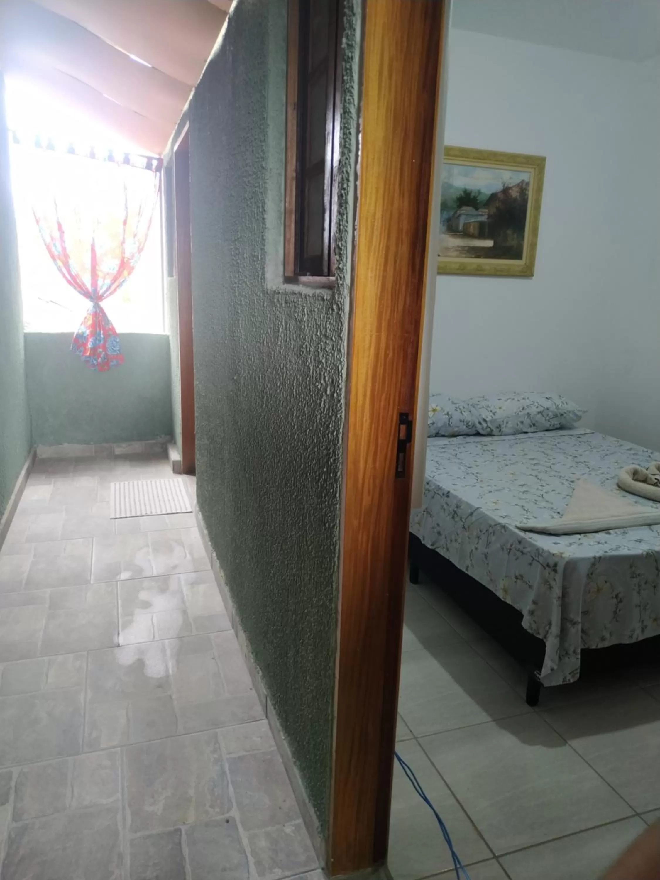 Bed in Pousada Na Praia Ubatuba