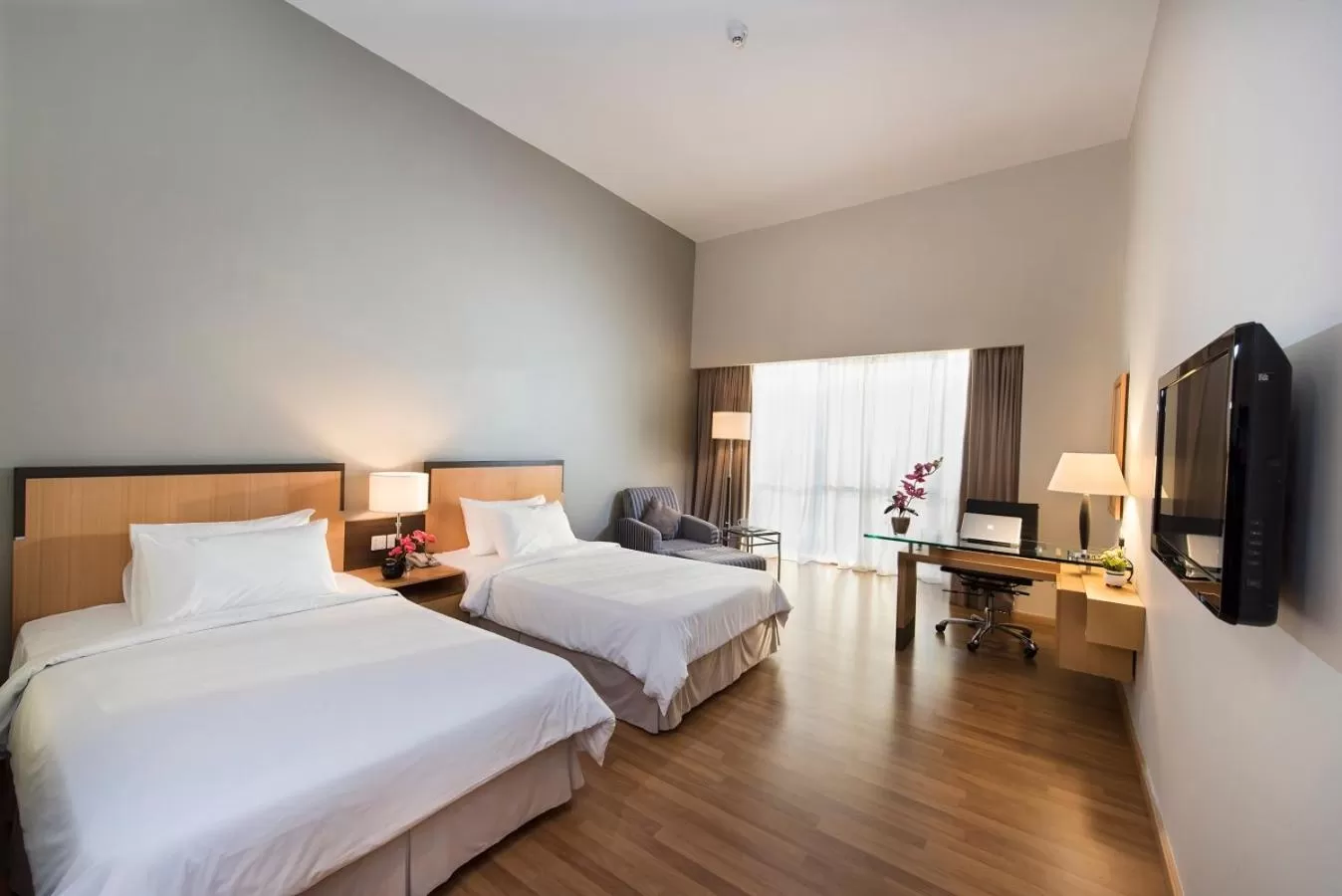 Bedroom, Bed in Kingwood Hotel Sibu