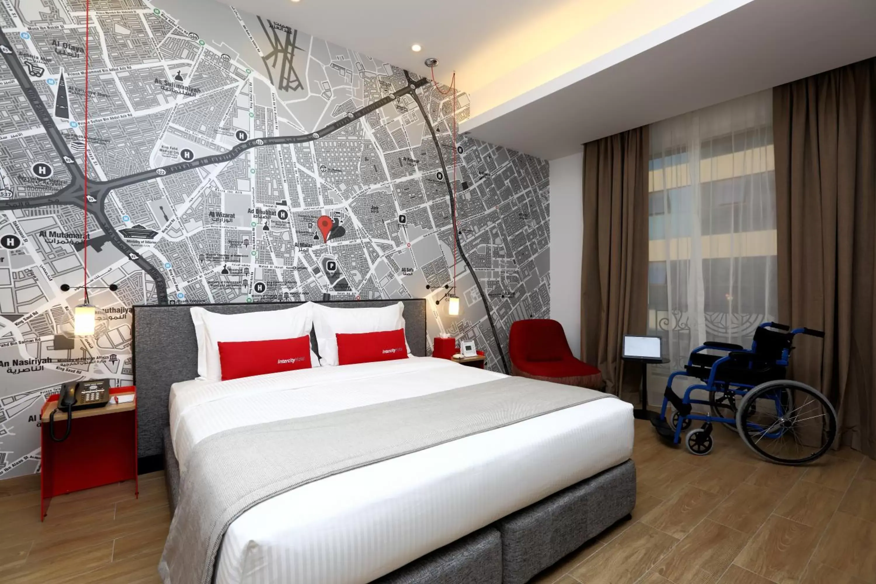 King Room - Disability Access in IntercityHotel Riyadh Malaz King Room - Disability Access in IntercityHotel Riyadh Malaz
