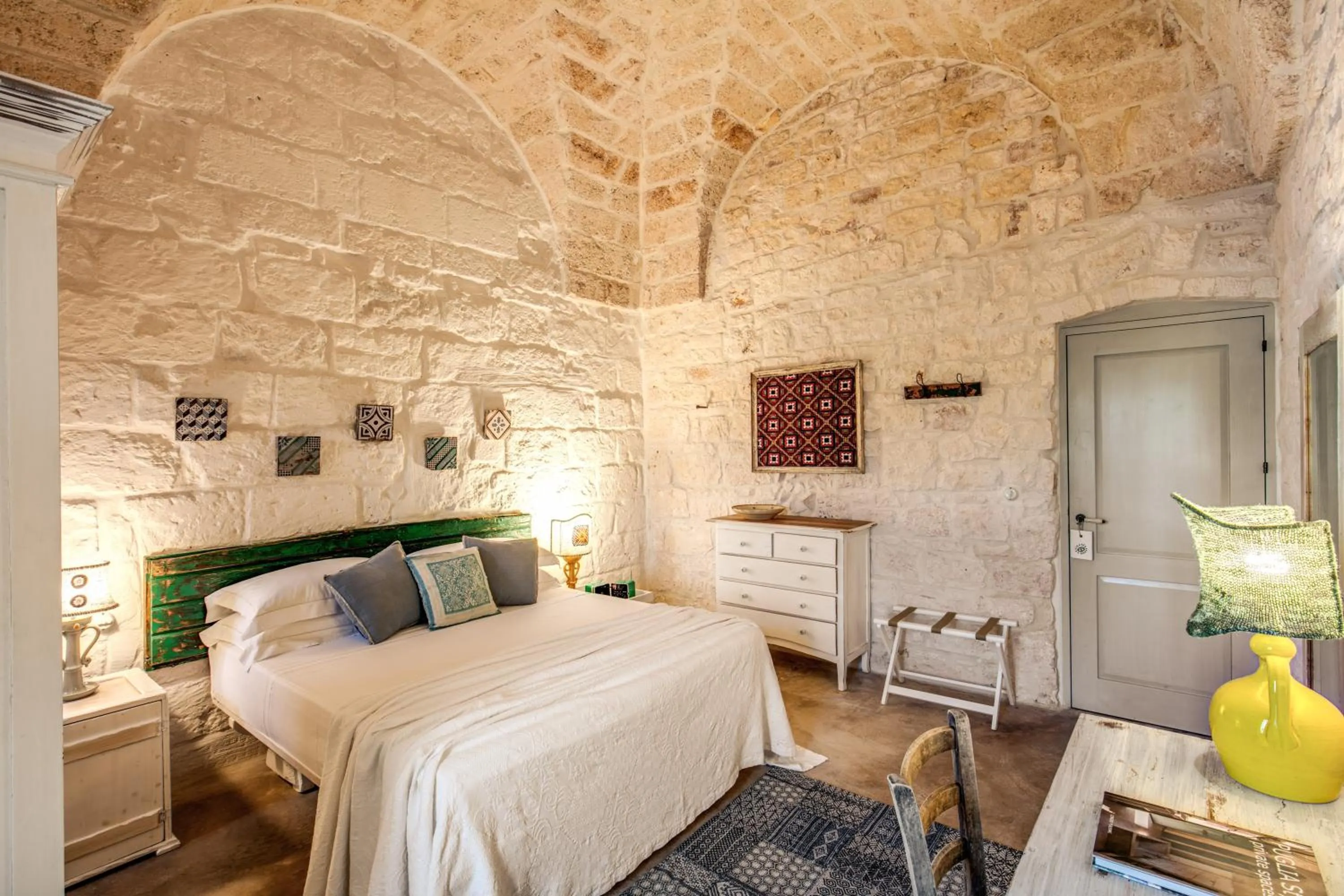 Bed in Masseria Cervarolo