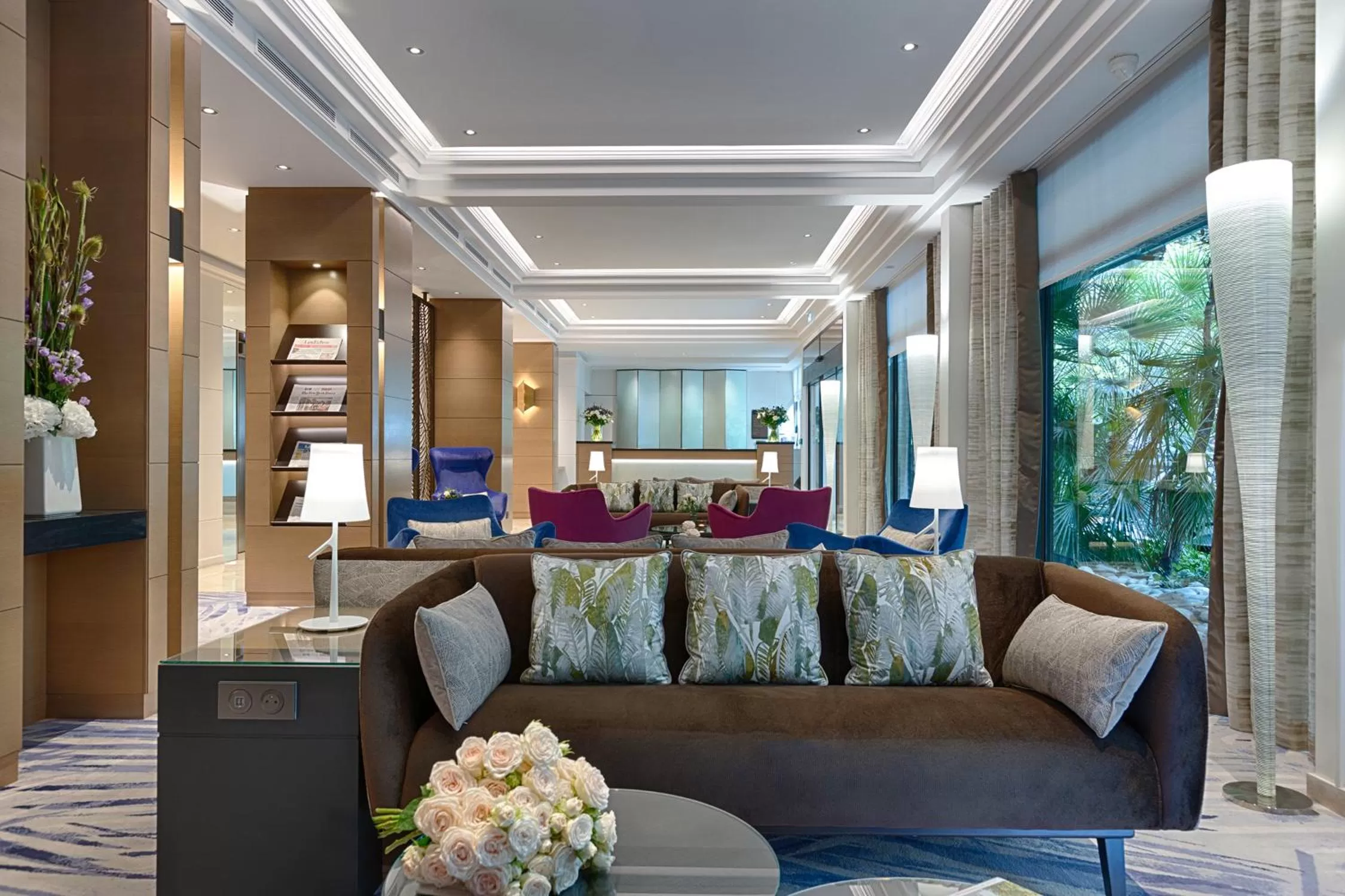 Living room in Garden-Elysée