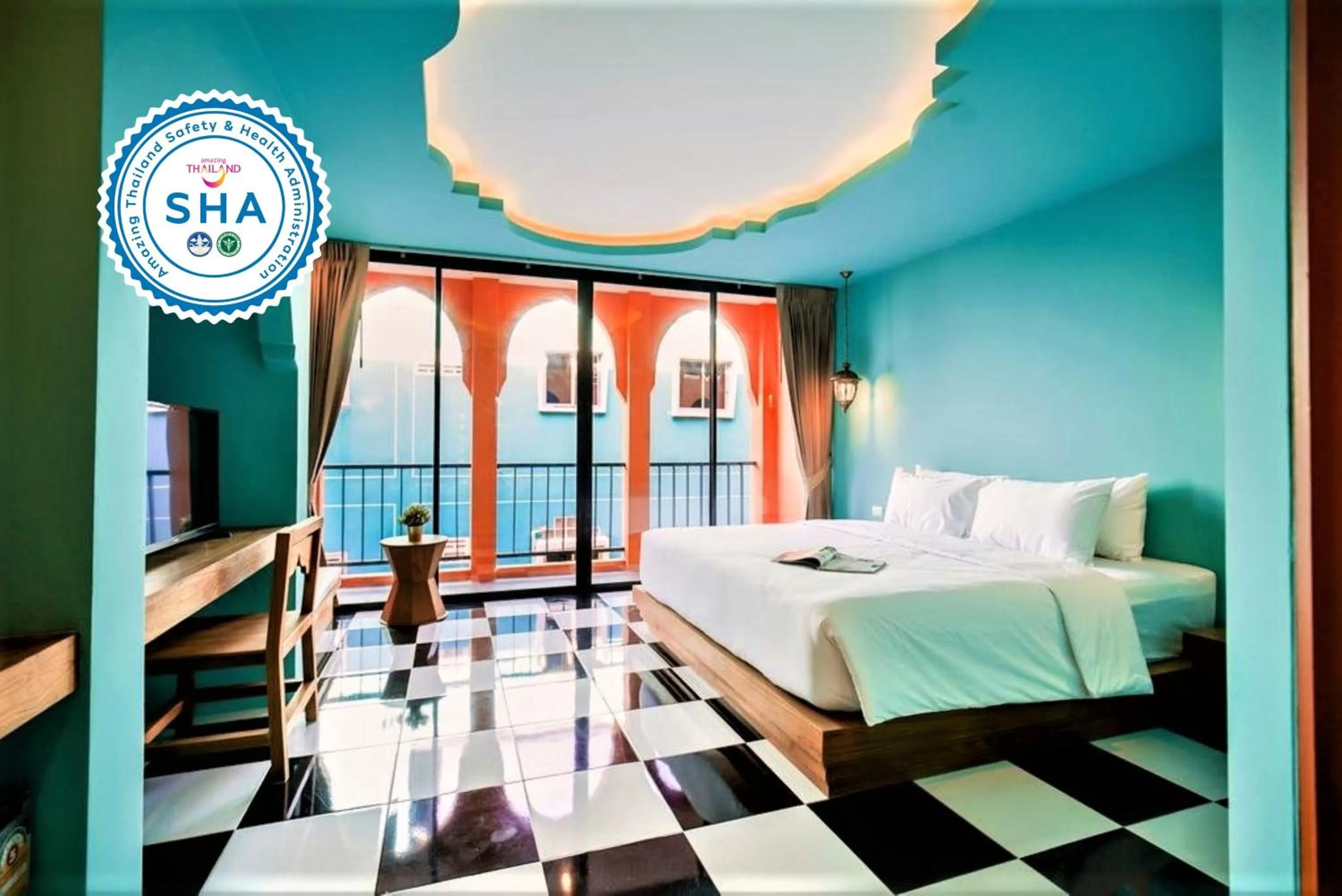 Bedroom, Bed in Khaleej Mass Hotel Patong