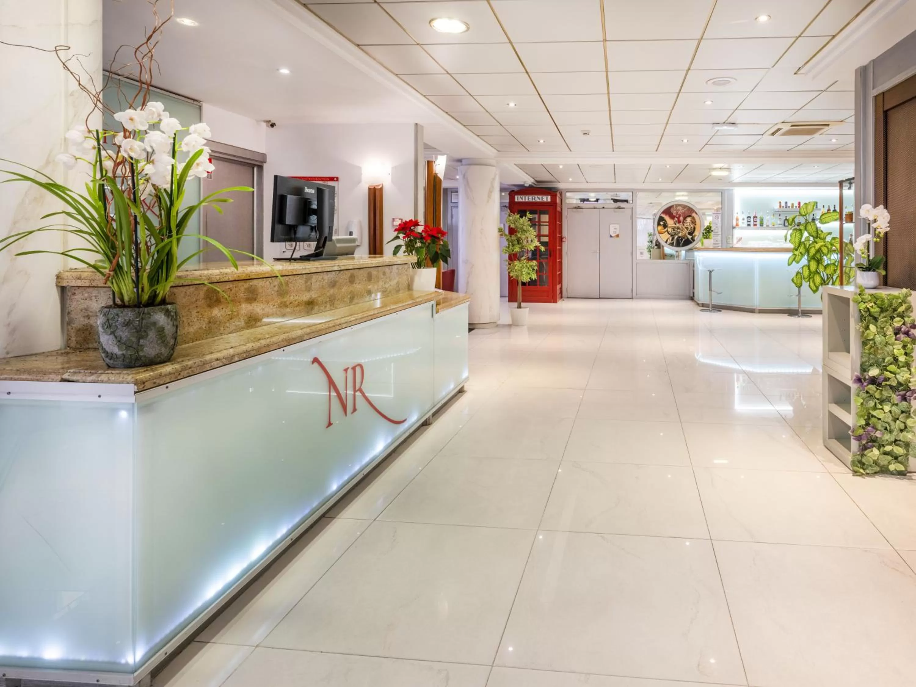 Lobby or reception in Hotel Nice Riviera