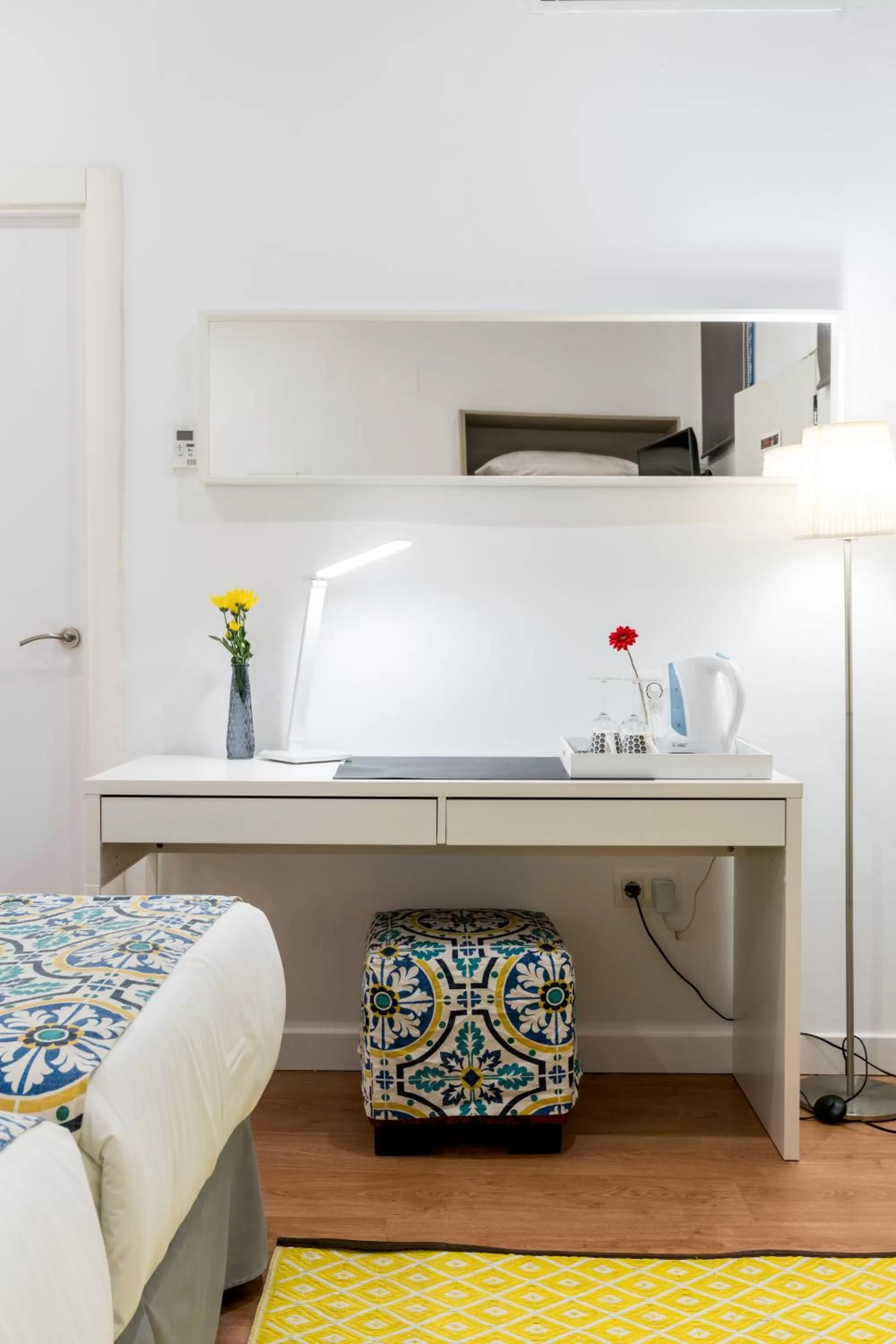 Bed in Hotel Sevilla