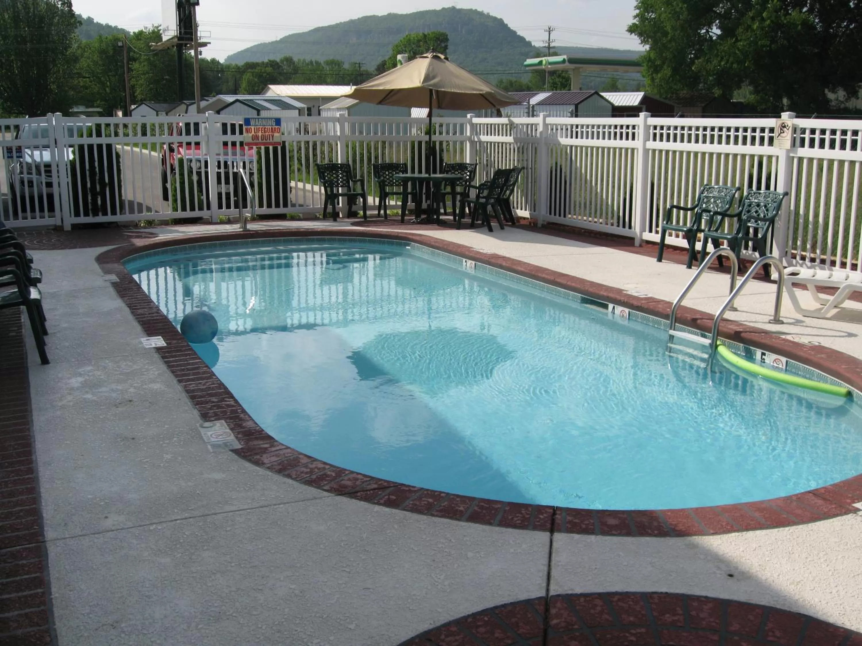 Pool view in Mountain inn & suites - Dunlap TN