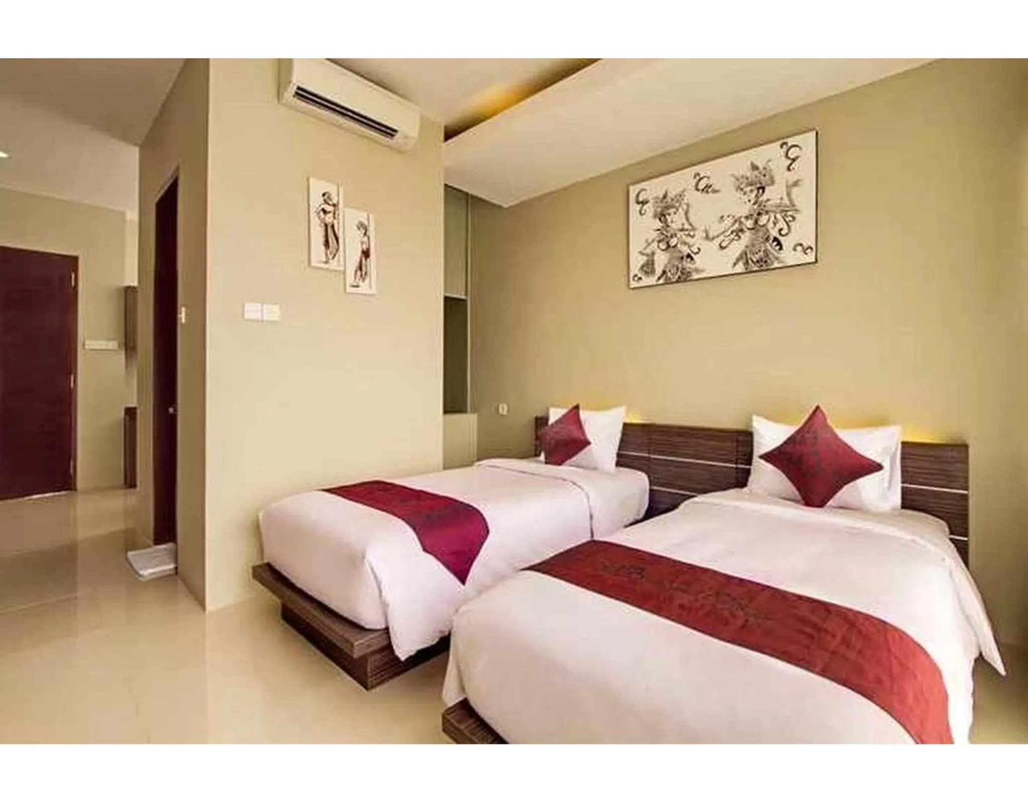 Bed in ABISHA Resort Jimbaran