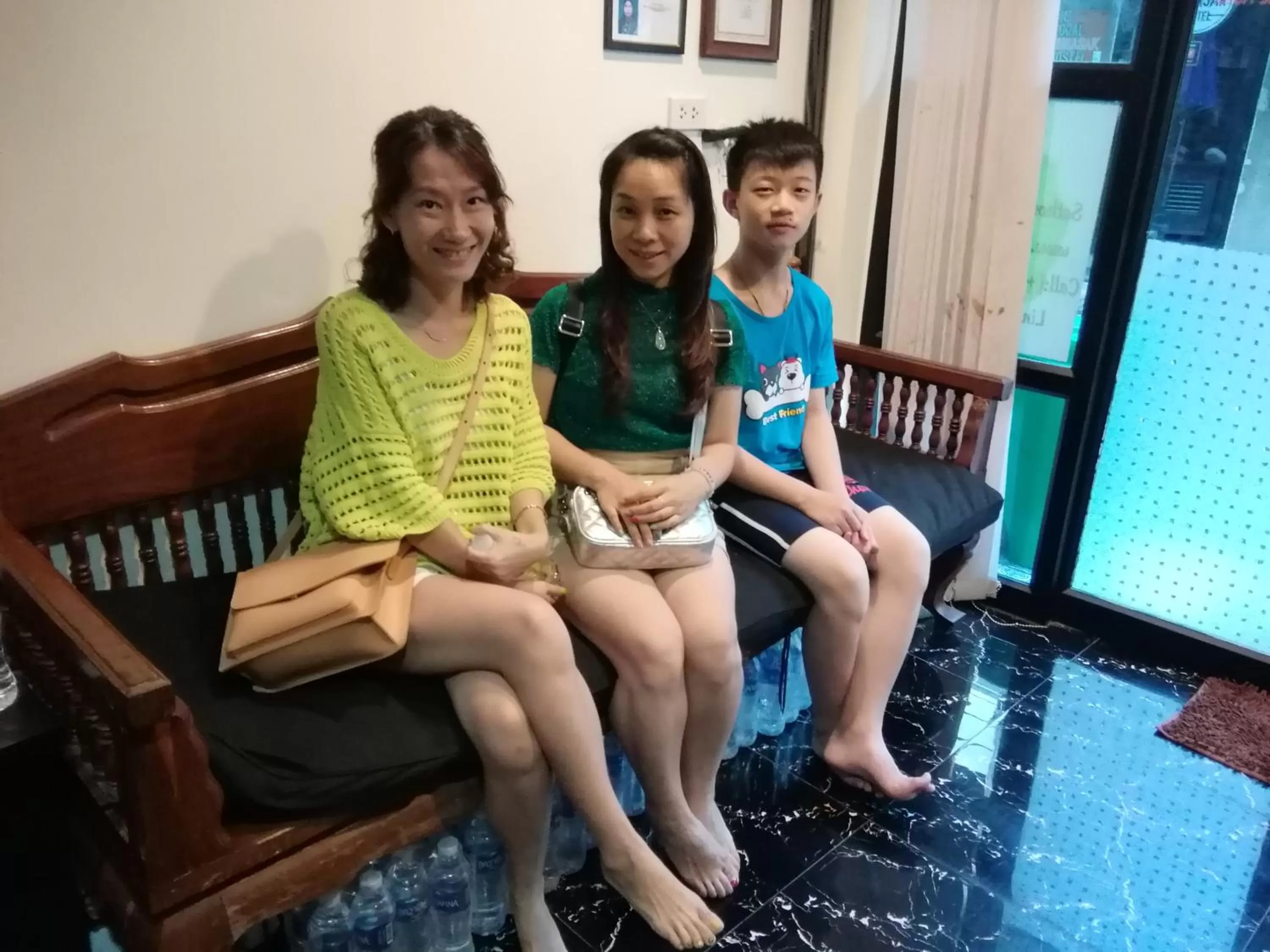 Family in The Cube Sathorn Boutique Hotel