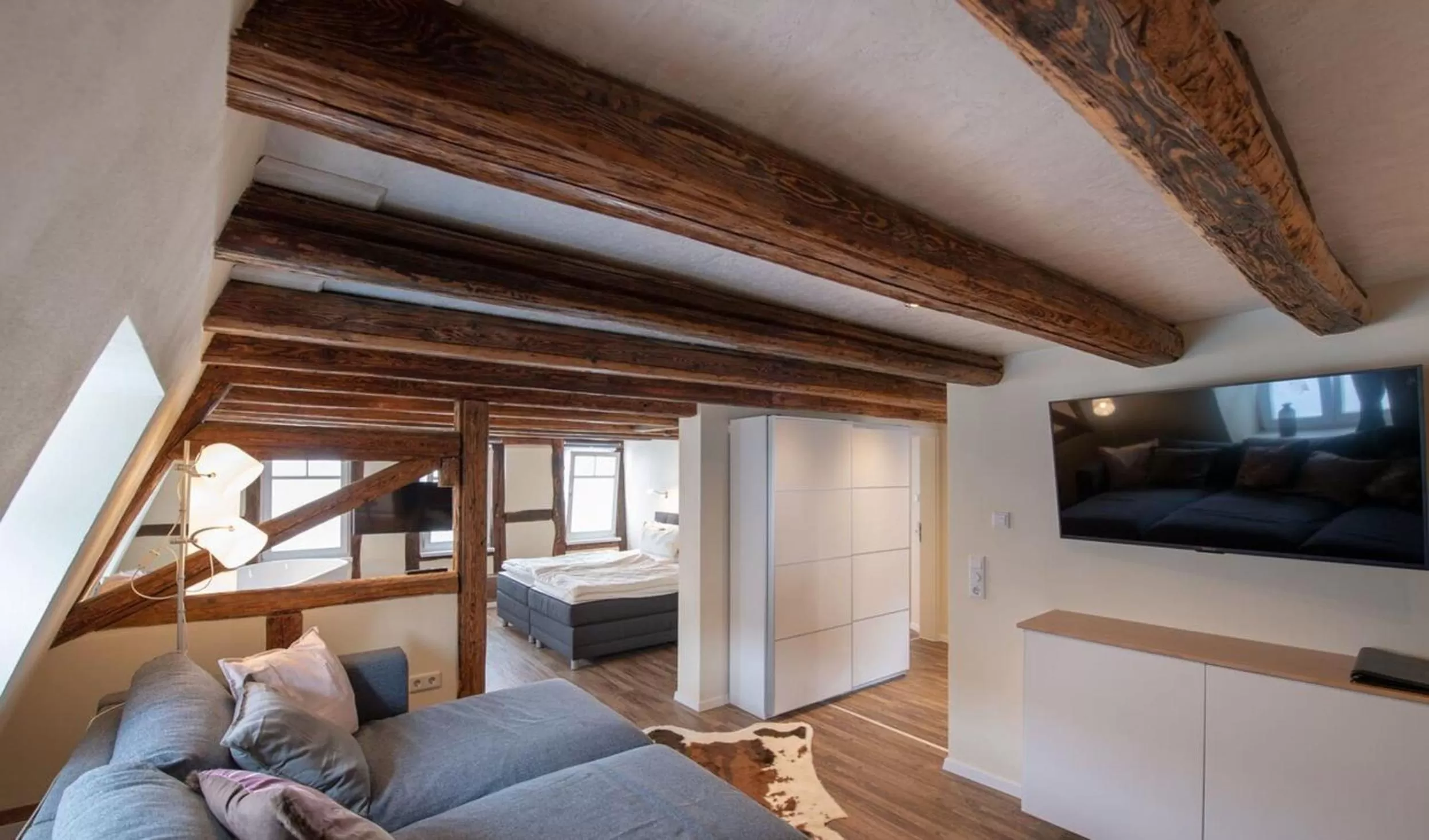 Bedroom, TV/Entertainment Center in Flair Hotel Hopfengarten