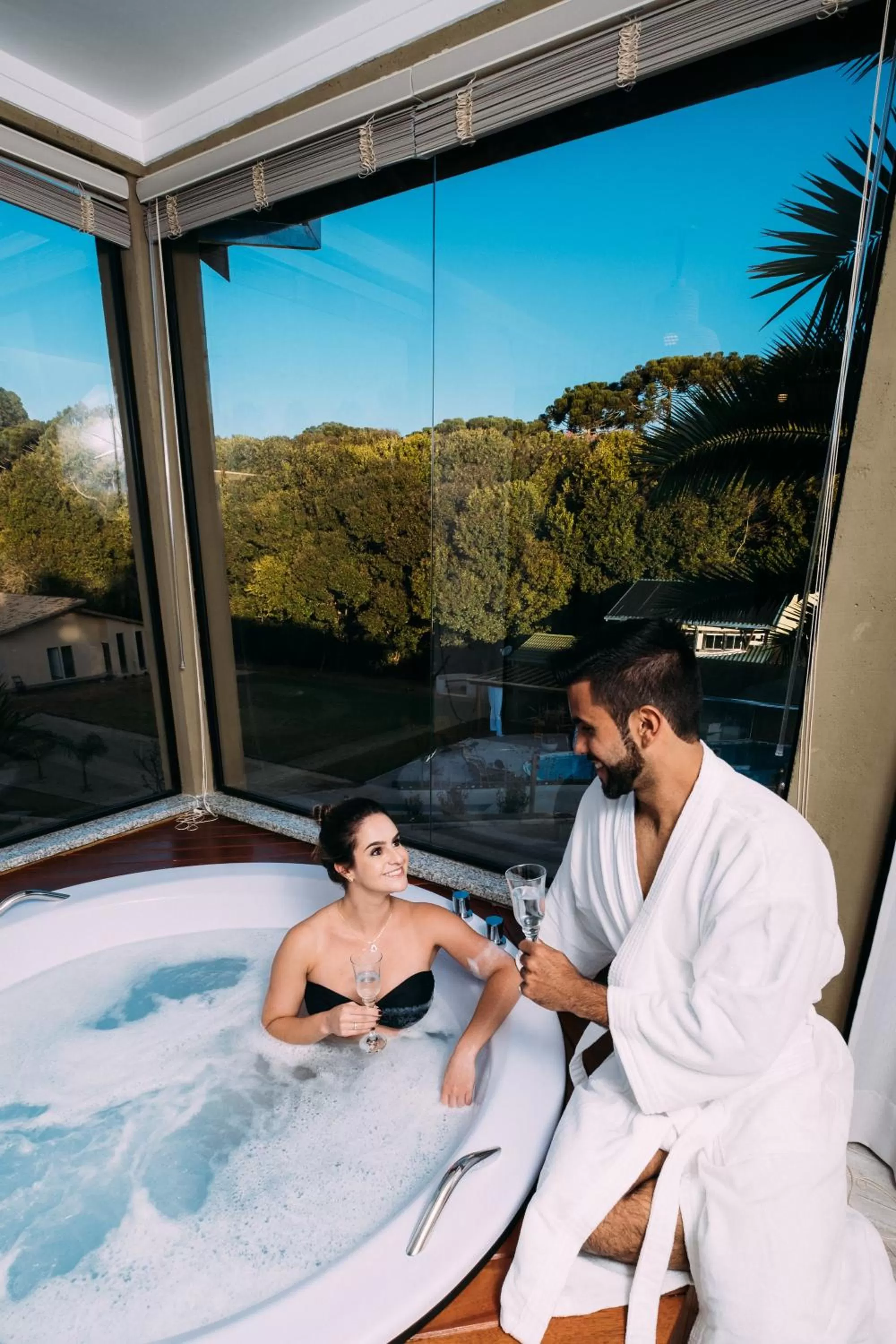 Hot Tub in Pousada Trem Chic