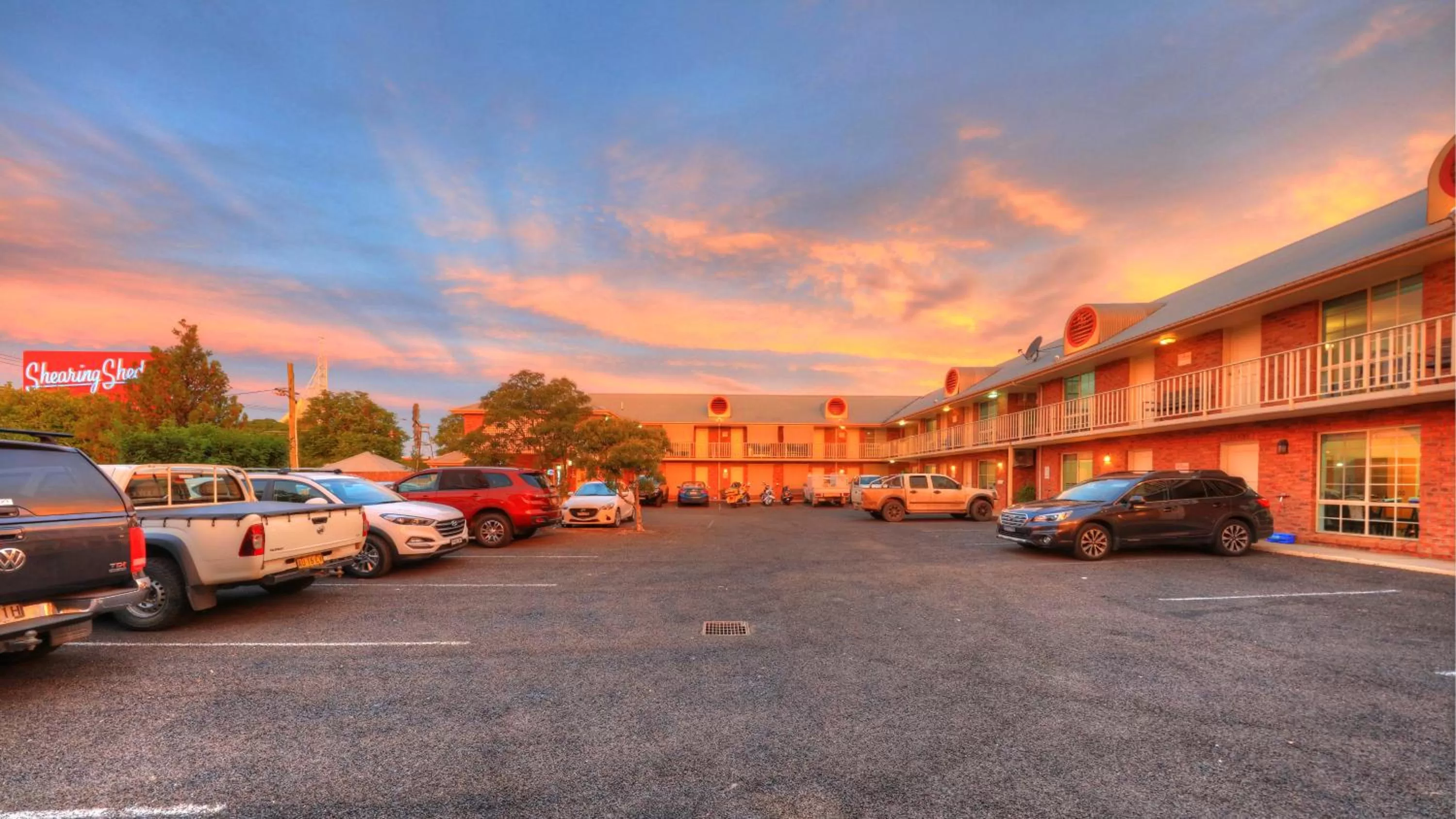 On site in Shearing Shed Motor Inn