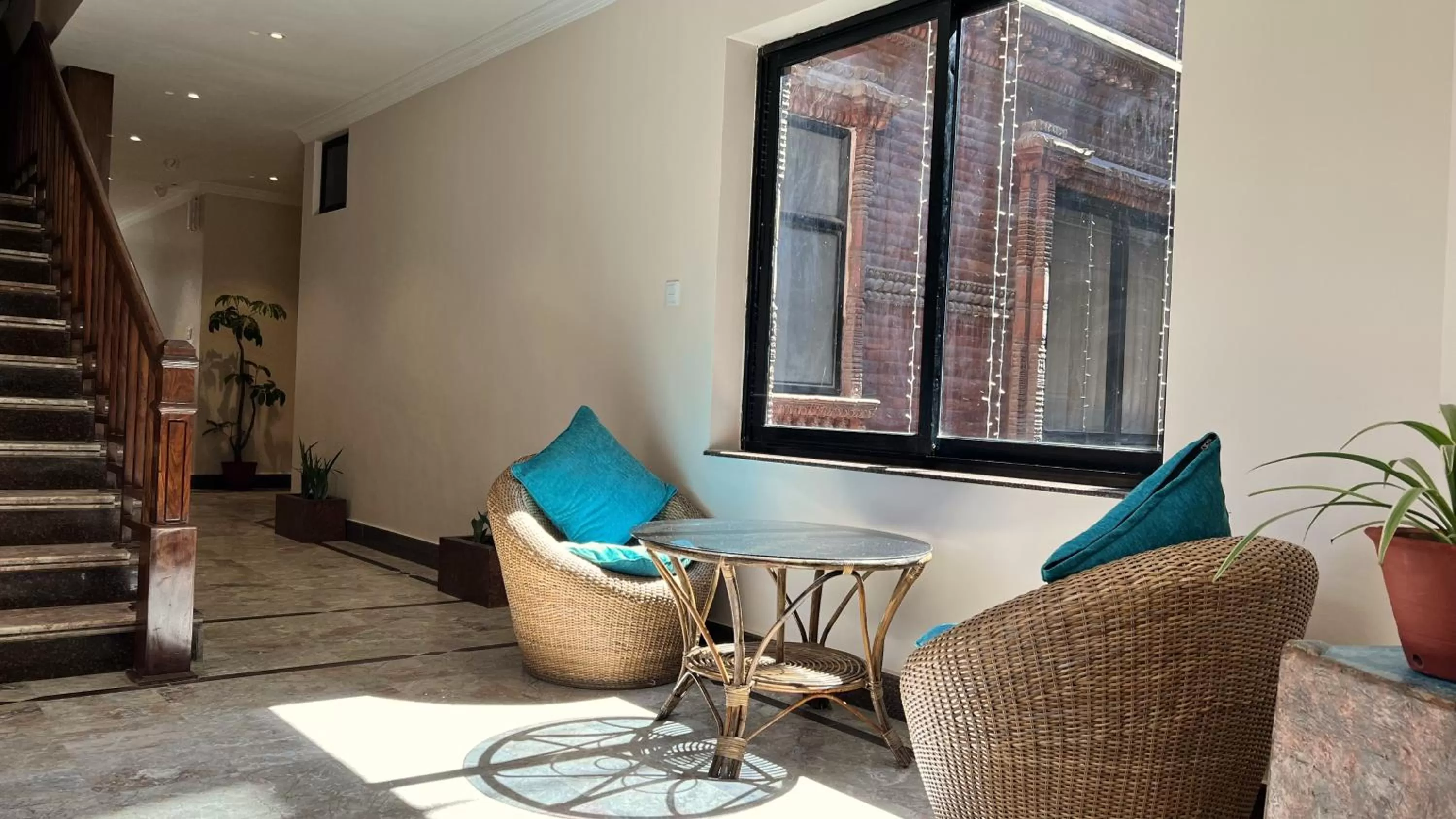 Seating area in Mandala Heritage Inn