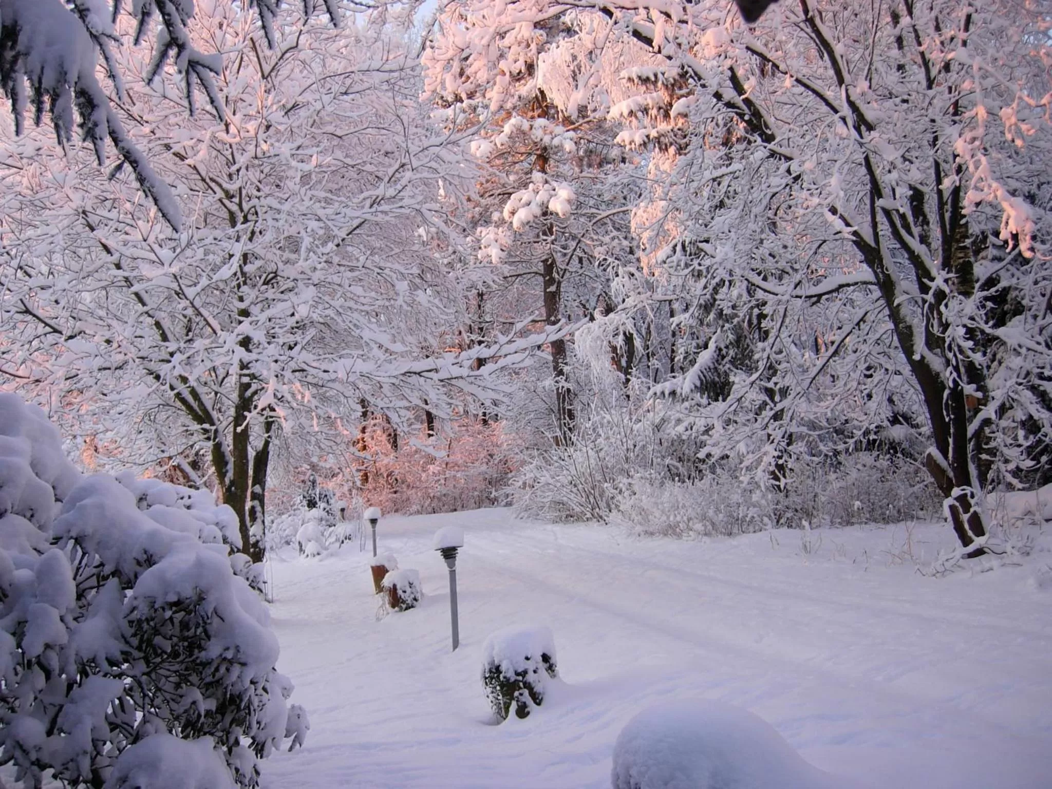 Natural landscape, Winter in Heddahgaarden