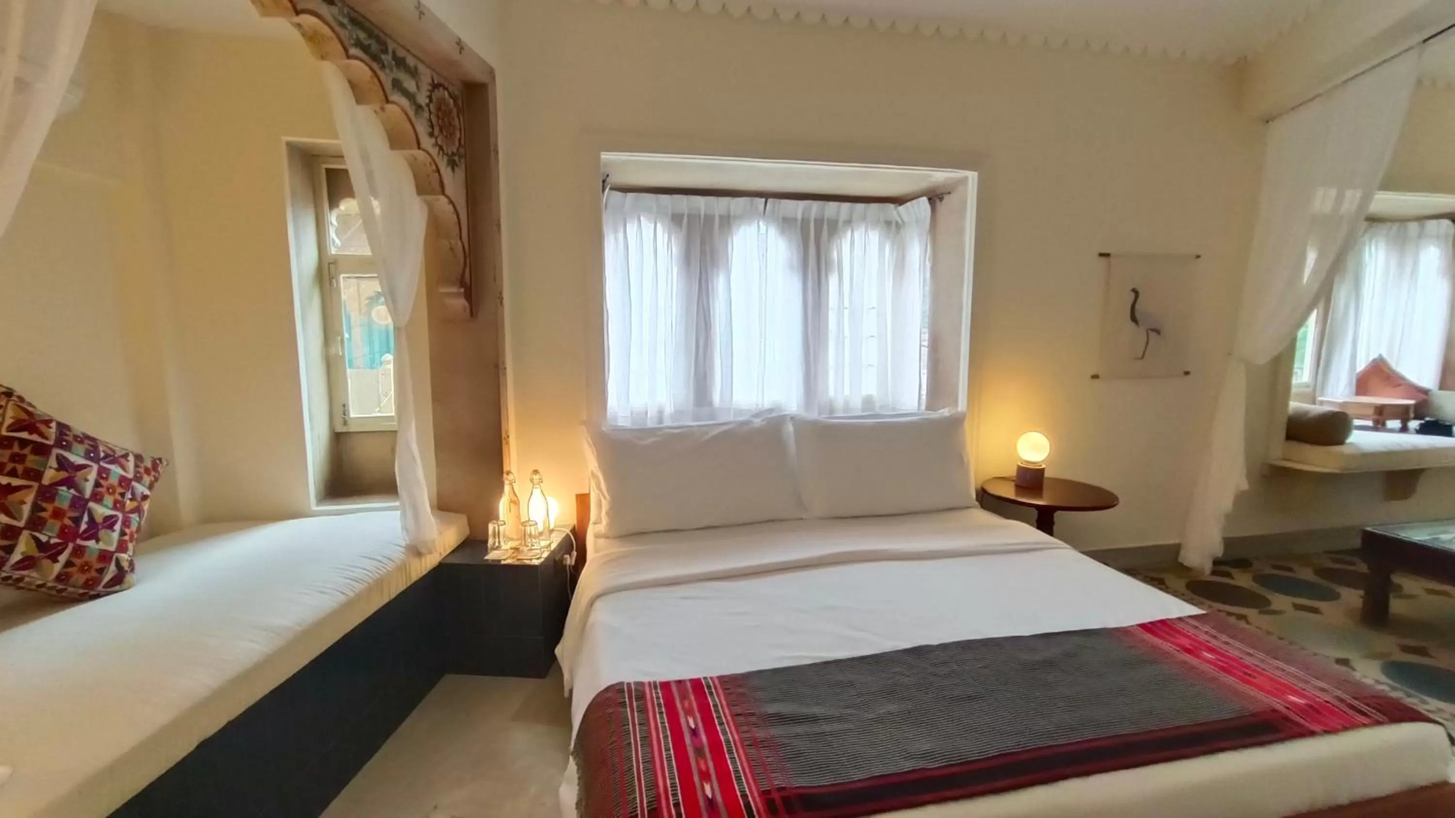 Bed in The Stepwell Hotel