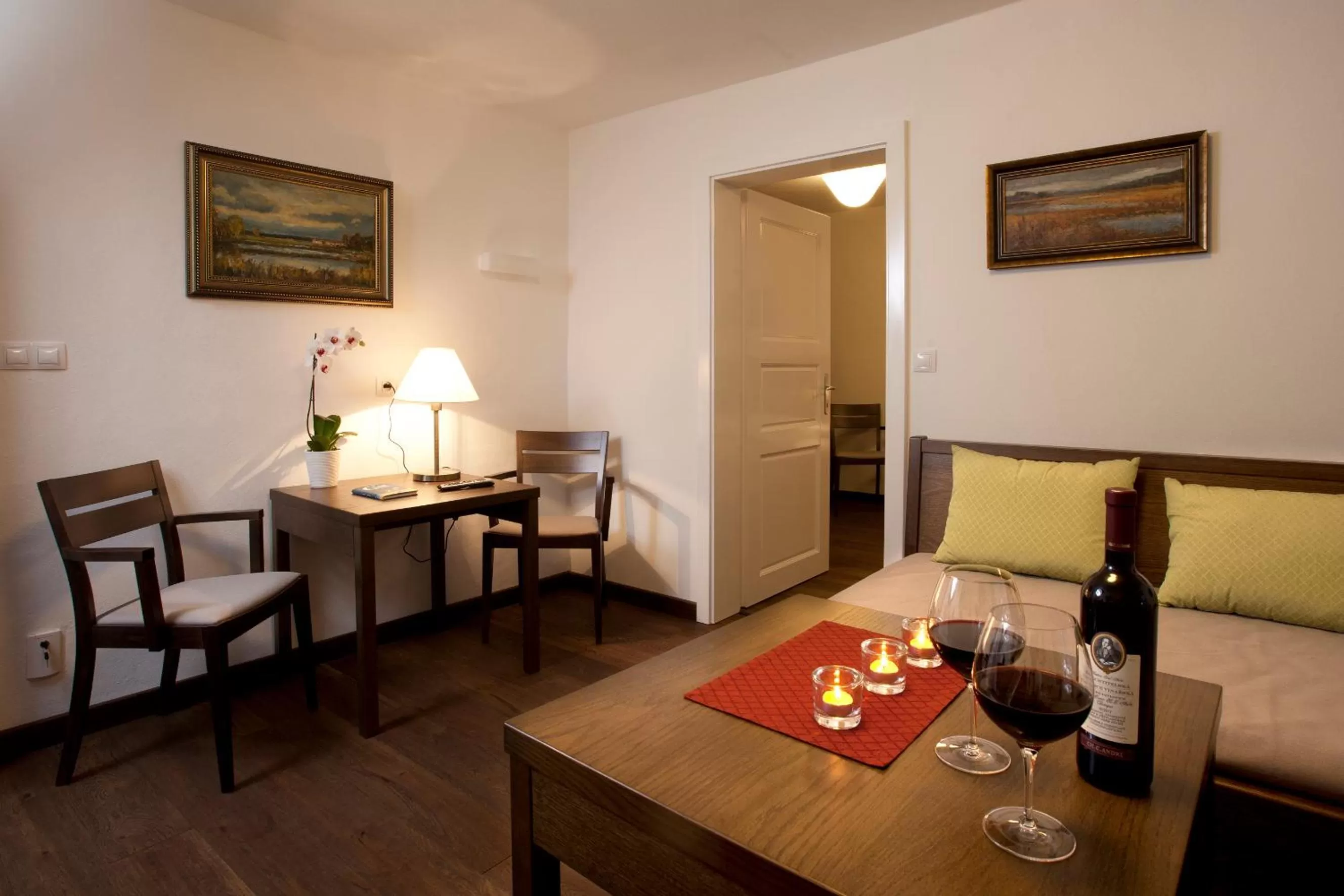 Living room, Drinks in Apartmány Šupina