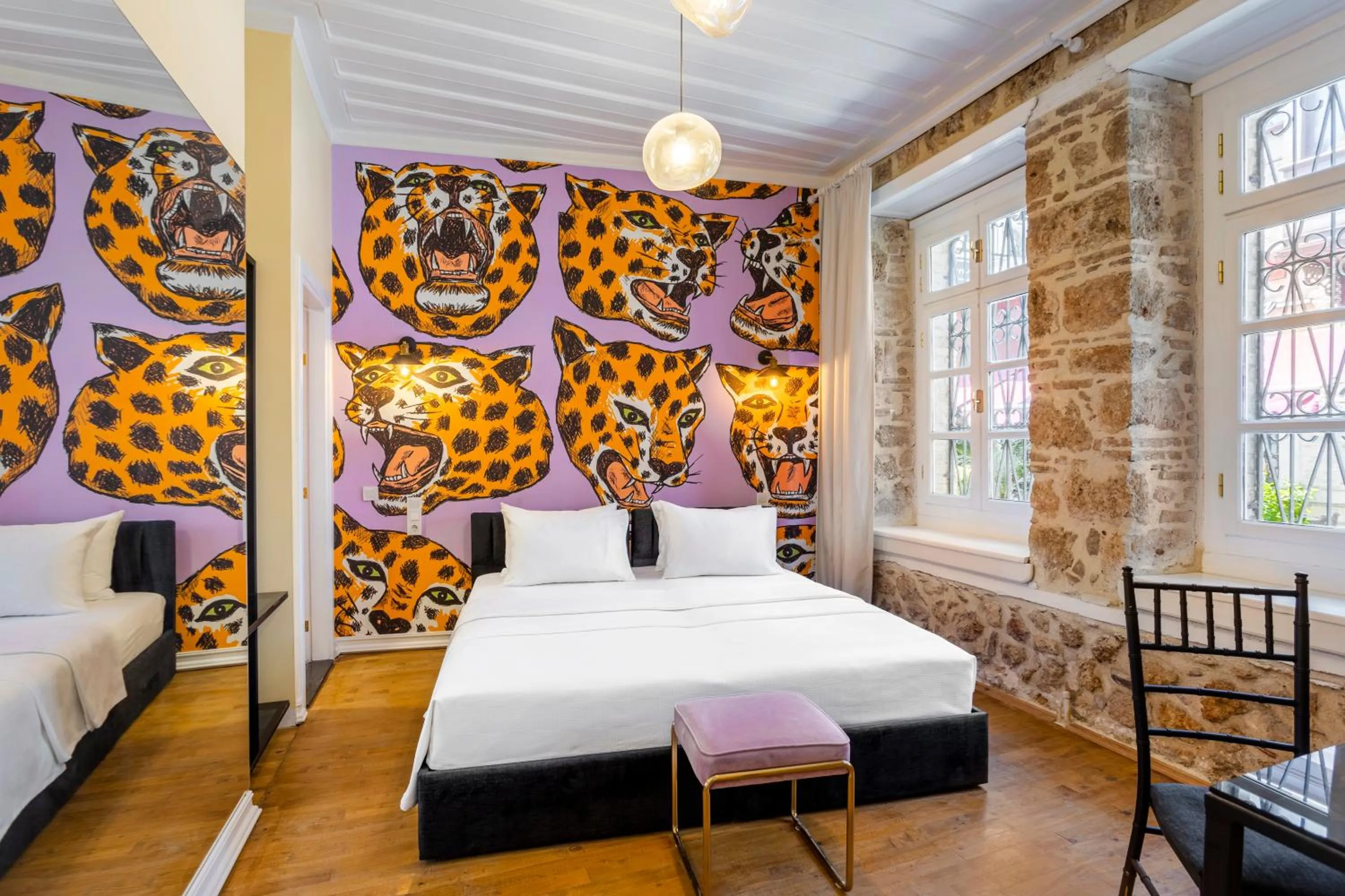 Photo of the whole room, Bed in Palmenhaus Antalya