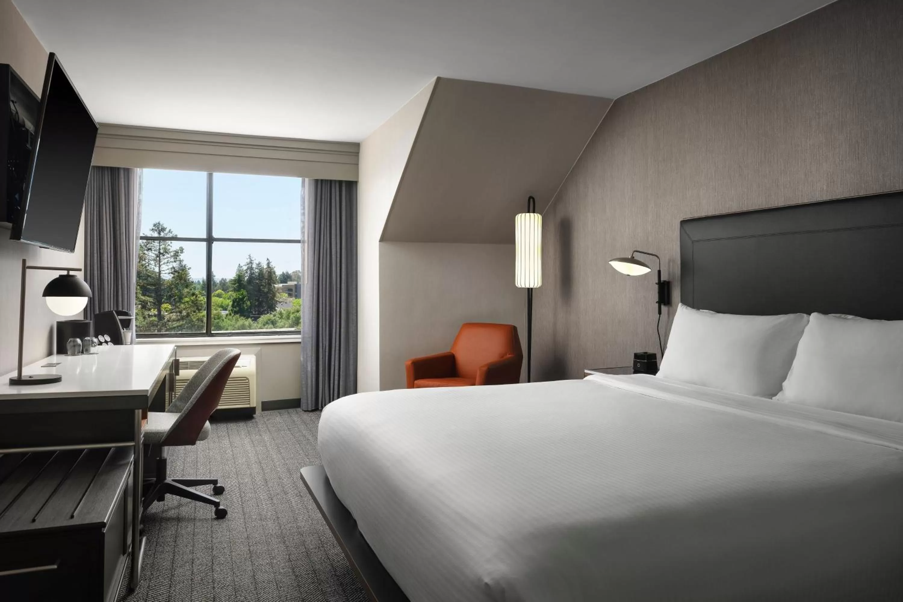 King Room with Roll-in Shower - Mobility and Hearing Accessible in Courtyard by Marriott Santa Rosa