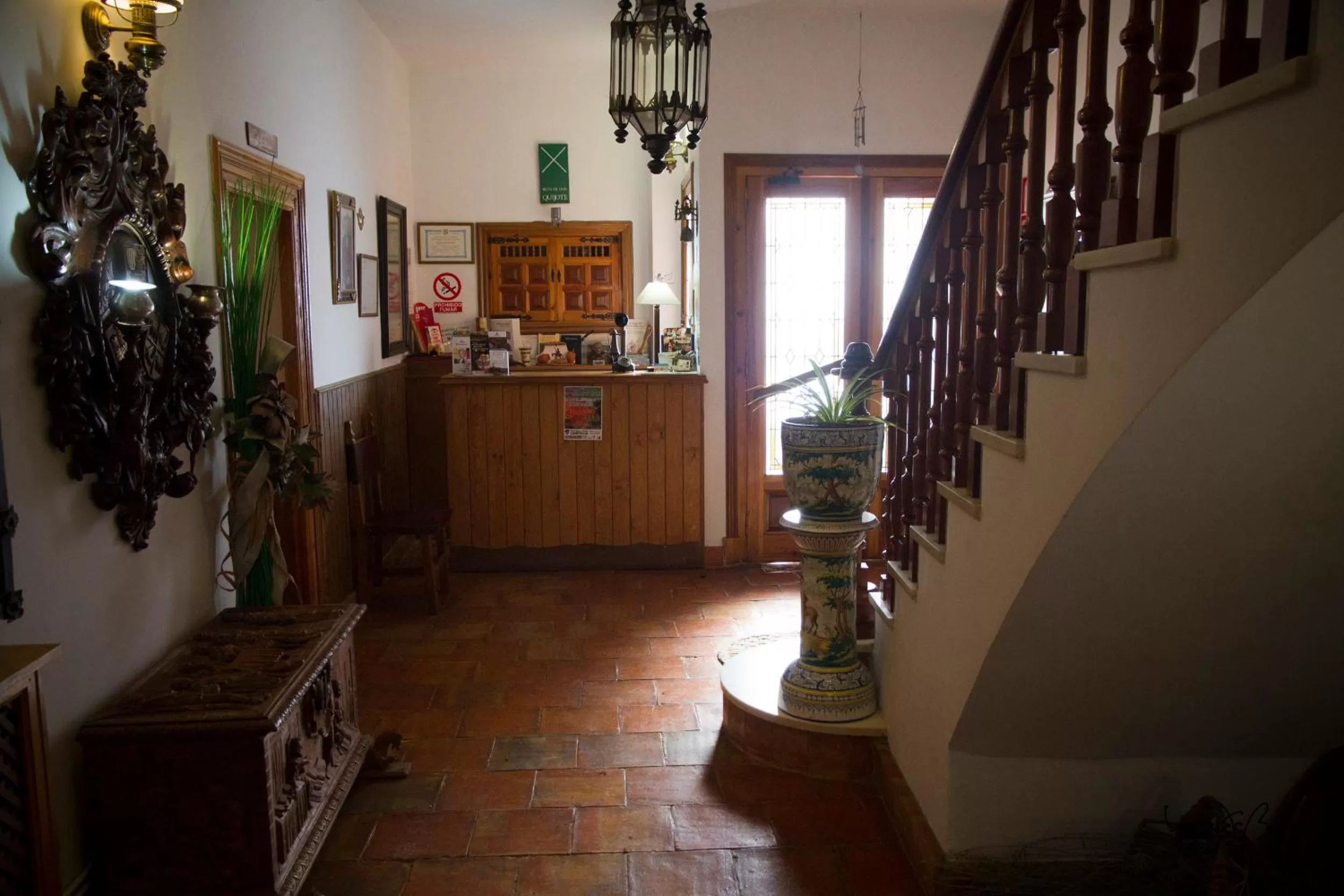 Lobby or reception in La Casona del Abuelo Parra