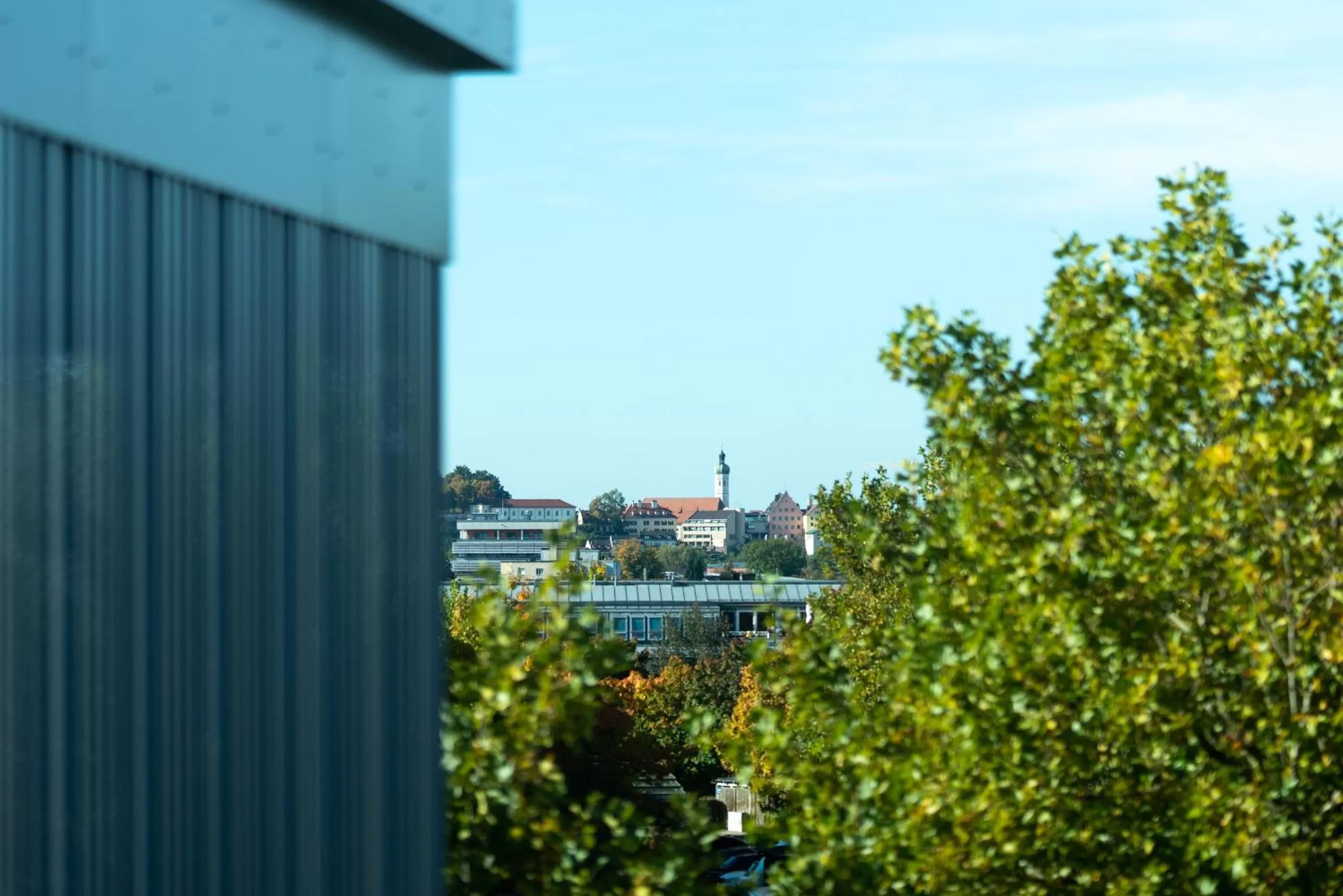 City view in FreshSuites & Bar