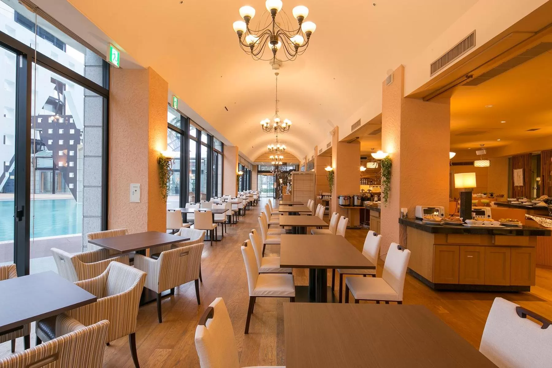 Restaurant/places to eat in The Residential Suites Fukuoka