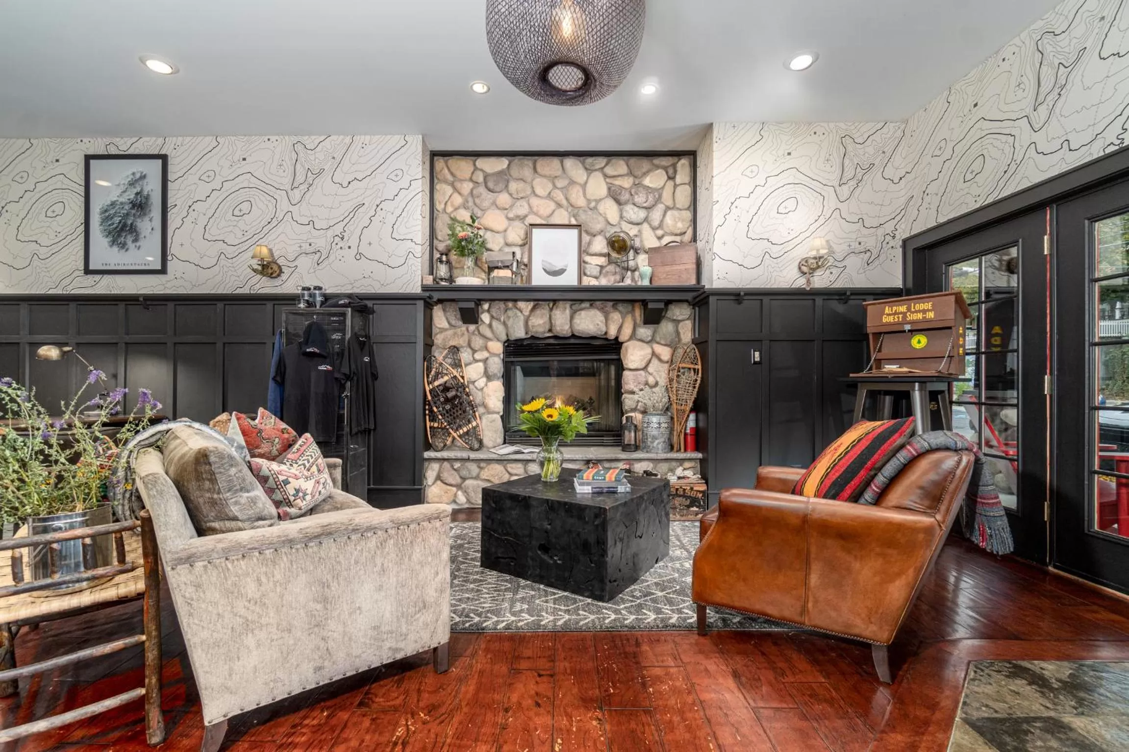 Lobby or reception in The Alpine Lodge