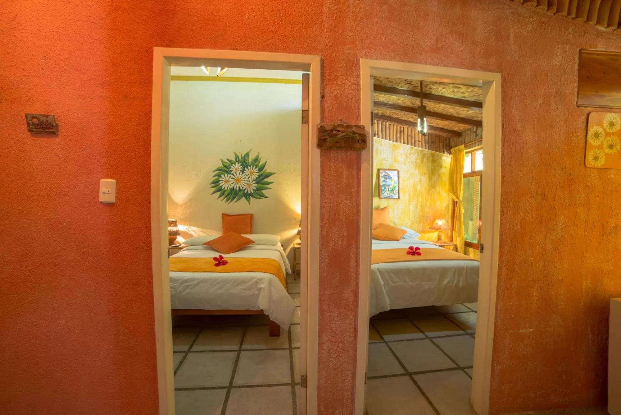 Bed in Hotel Miconia