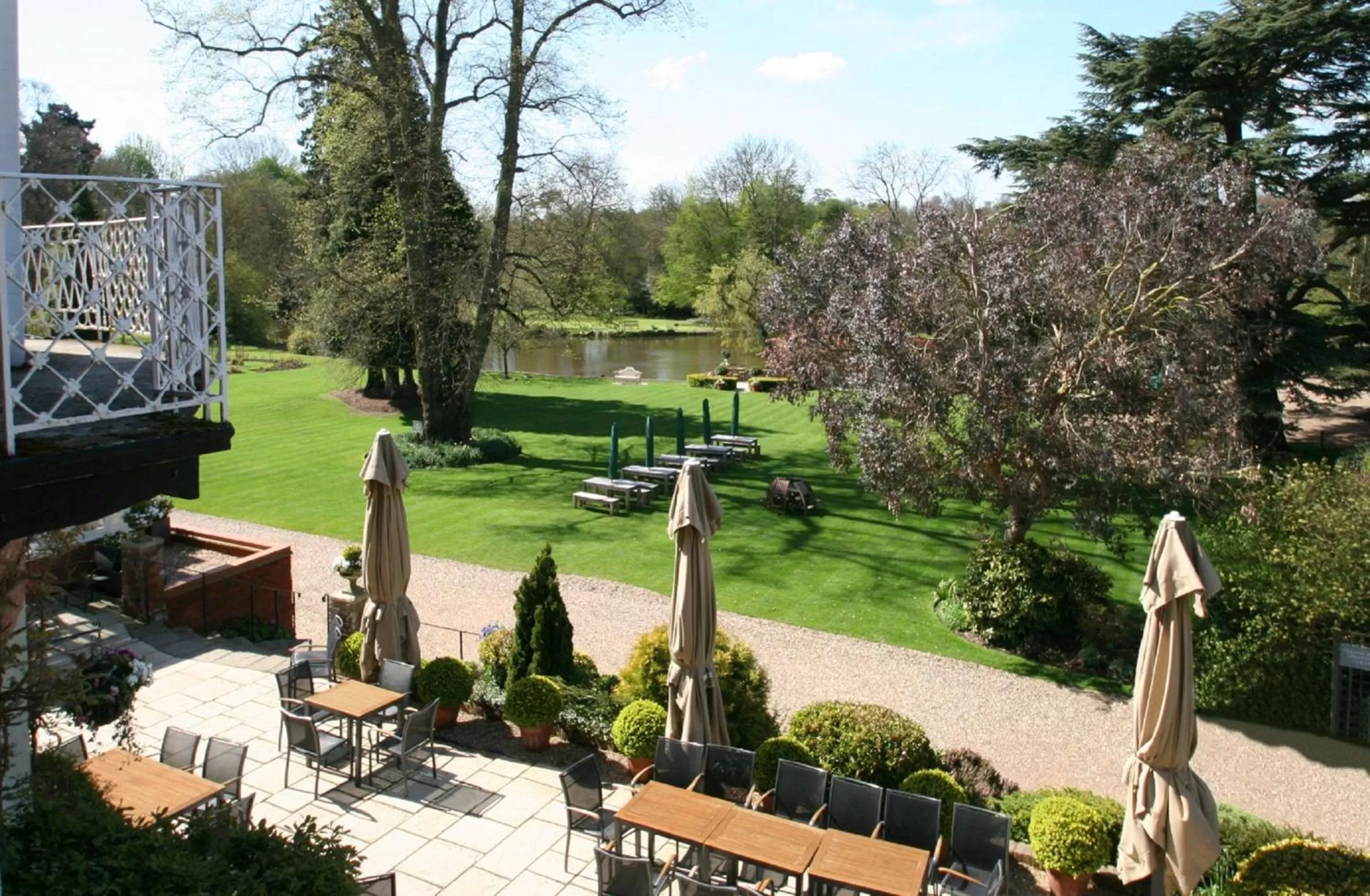 Garden in St Michael's Manor Hotel - St Albans