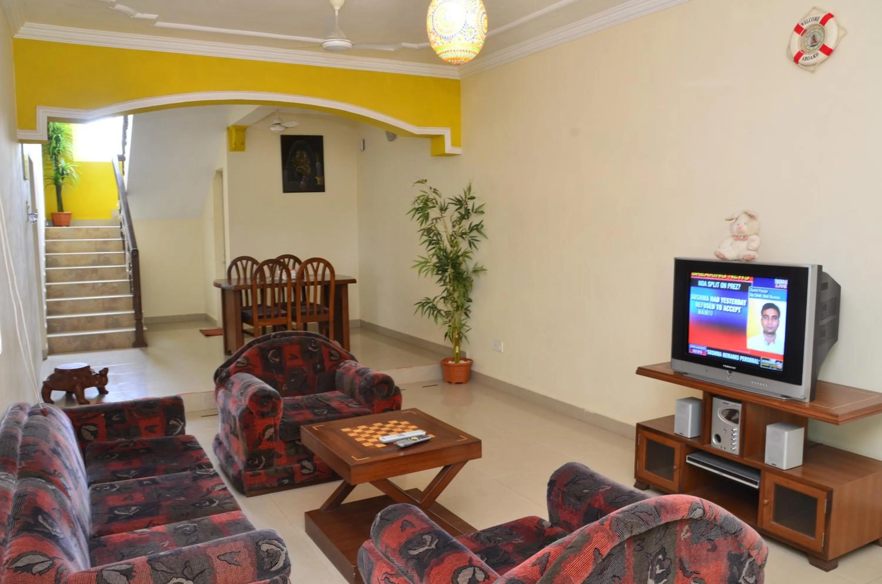 Living room in A's Holiday Beach Resort