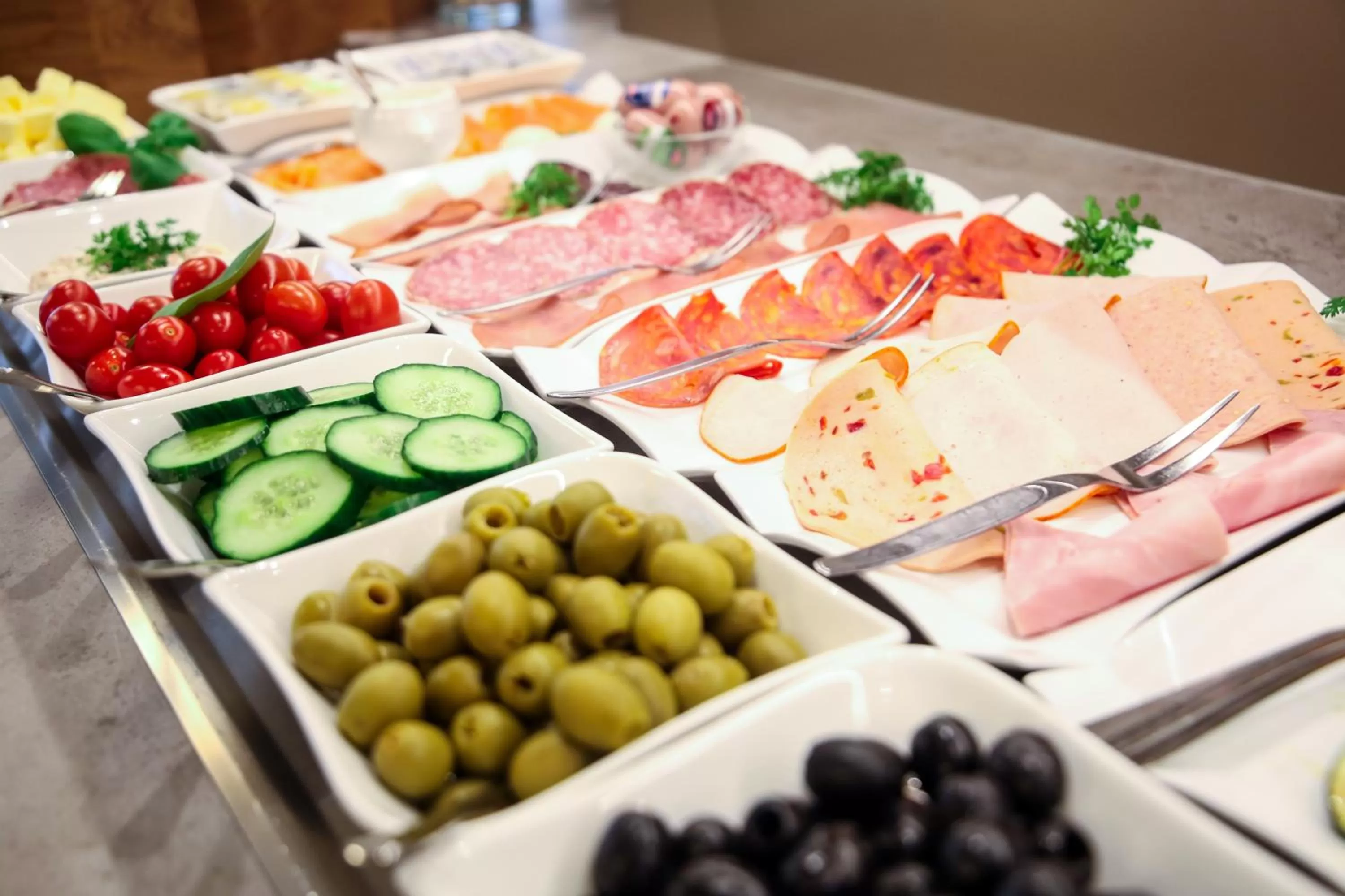 Buffet breakfast in City Partner Hotel Berliner Hof